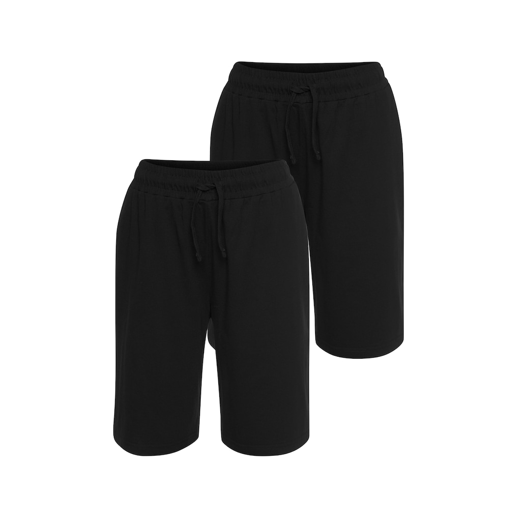 Eastwind Shorts »Double Pack Short, black+black«, (2 tlg., 2er-Pack)