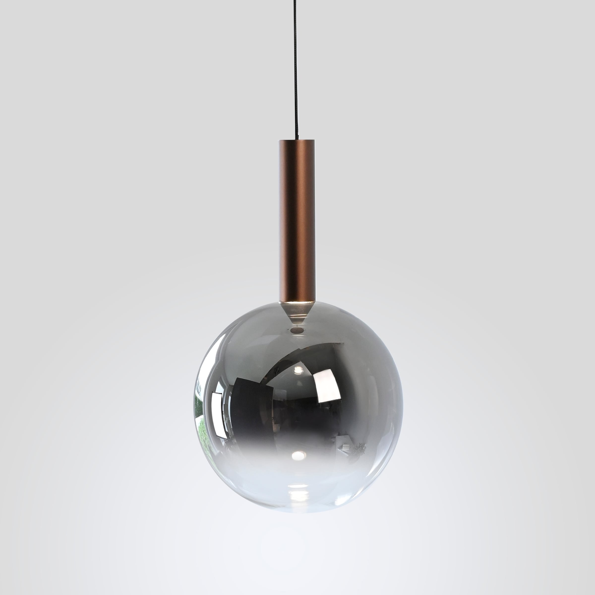 Paul Neuhaus LED Pendelleuchte »BOWL« LED-Board 1 Stk. Warmweiß Dimmbar über Lichtschalter, Memory, Höhenverstellbar, Rauchgläser