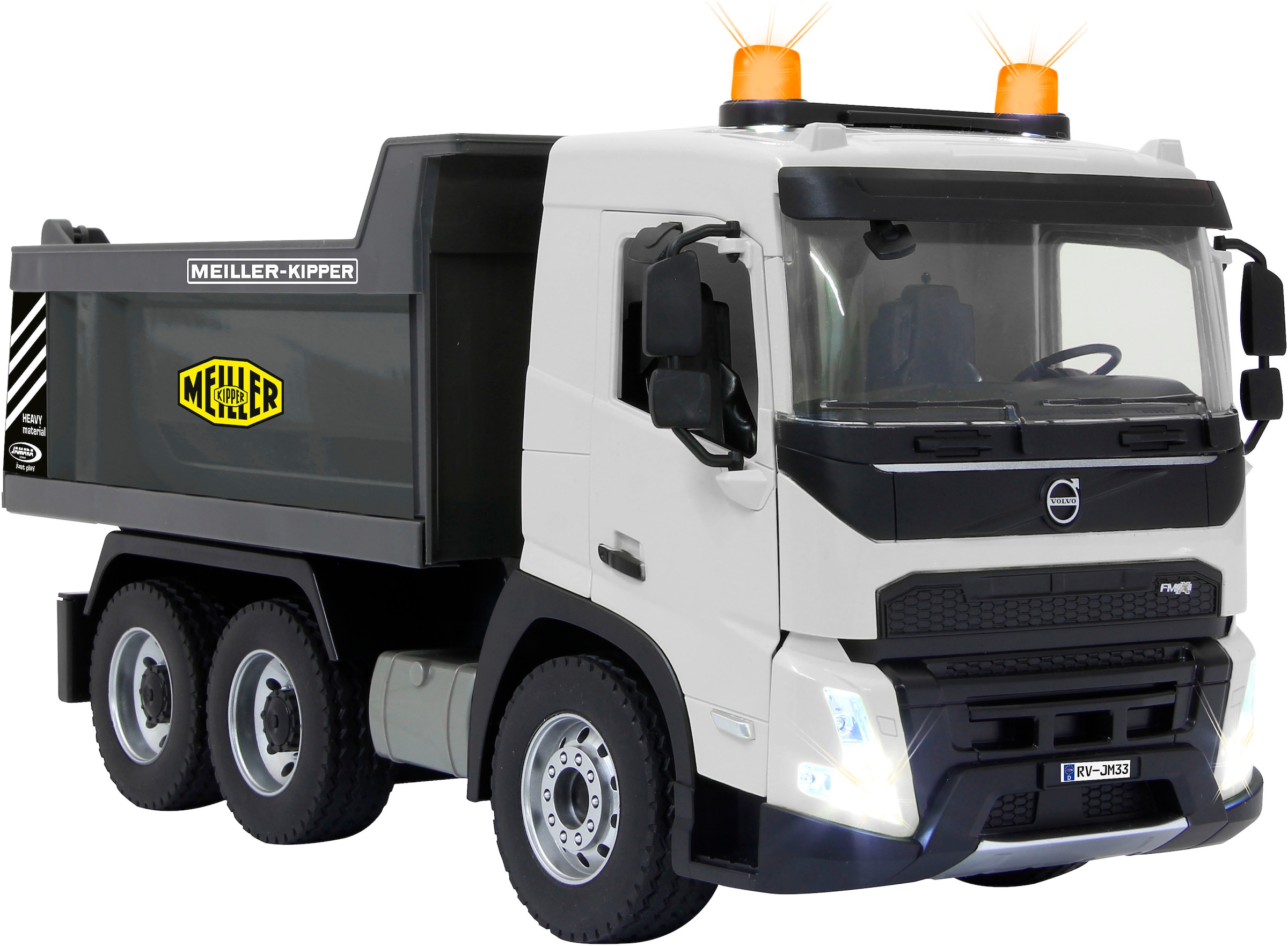 Jamara RC-Auto »Muldenkipper Volvo FMX Meiller 2,4GHz«, mit LED Beleuchtung