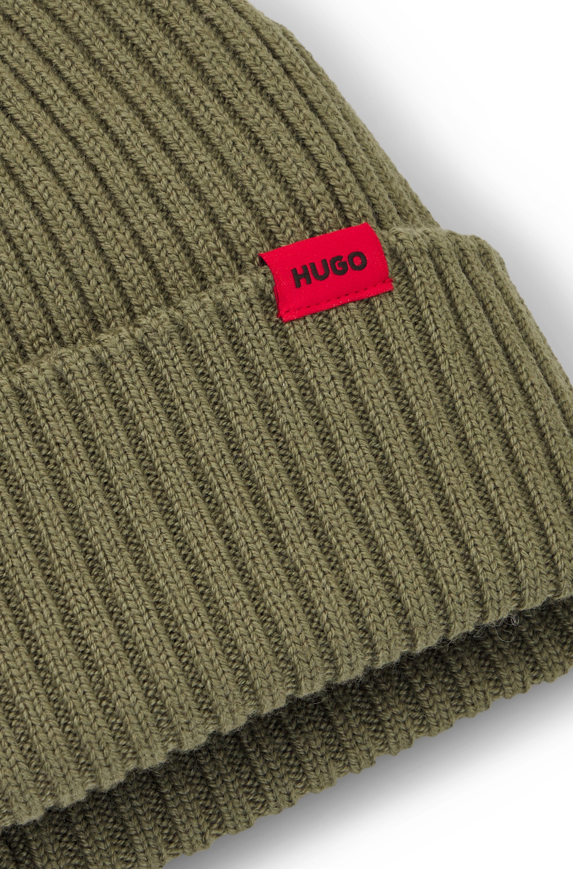 HUGO Beanie »Xola« mit Labelaufnäher, unisex