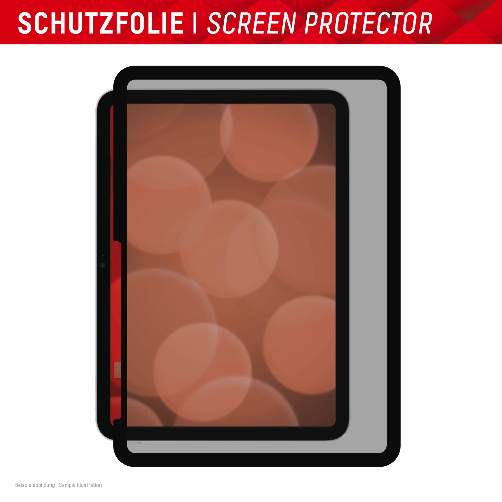 Displex Displayschutzfolie »Tablet Privacy Safe«, für Apple iPad 10,9 (10. Gen)-Apple iPad Air 11 (2024), Blickschutzfolie, Schutzfolie, Bildschirmschutz, kratz- & stoßfest