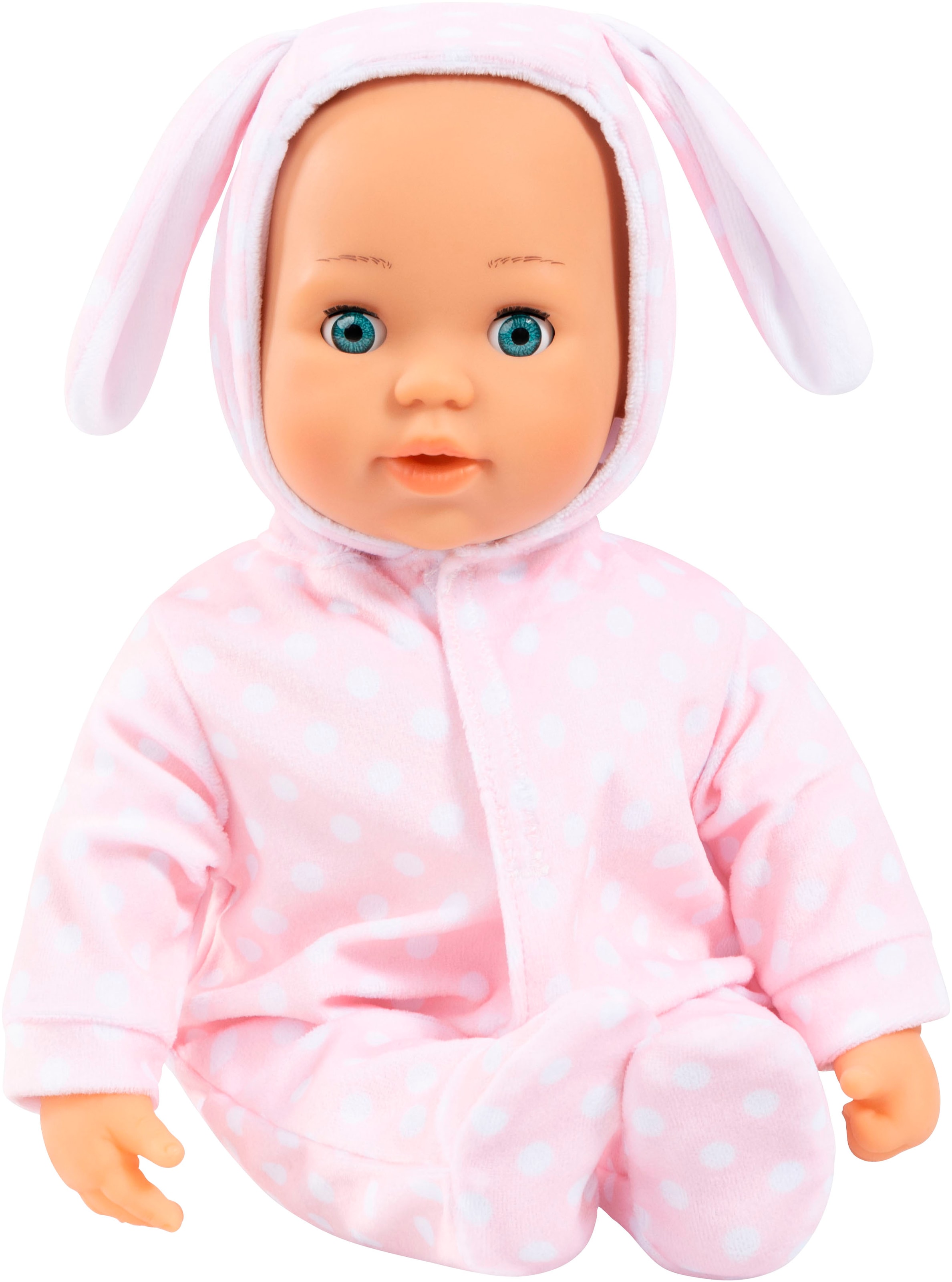 Bayer Babypuppe »Anna First Words Baby, 38 cm rosa«, (3 tlg.)