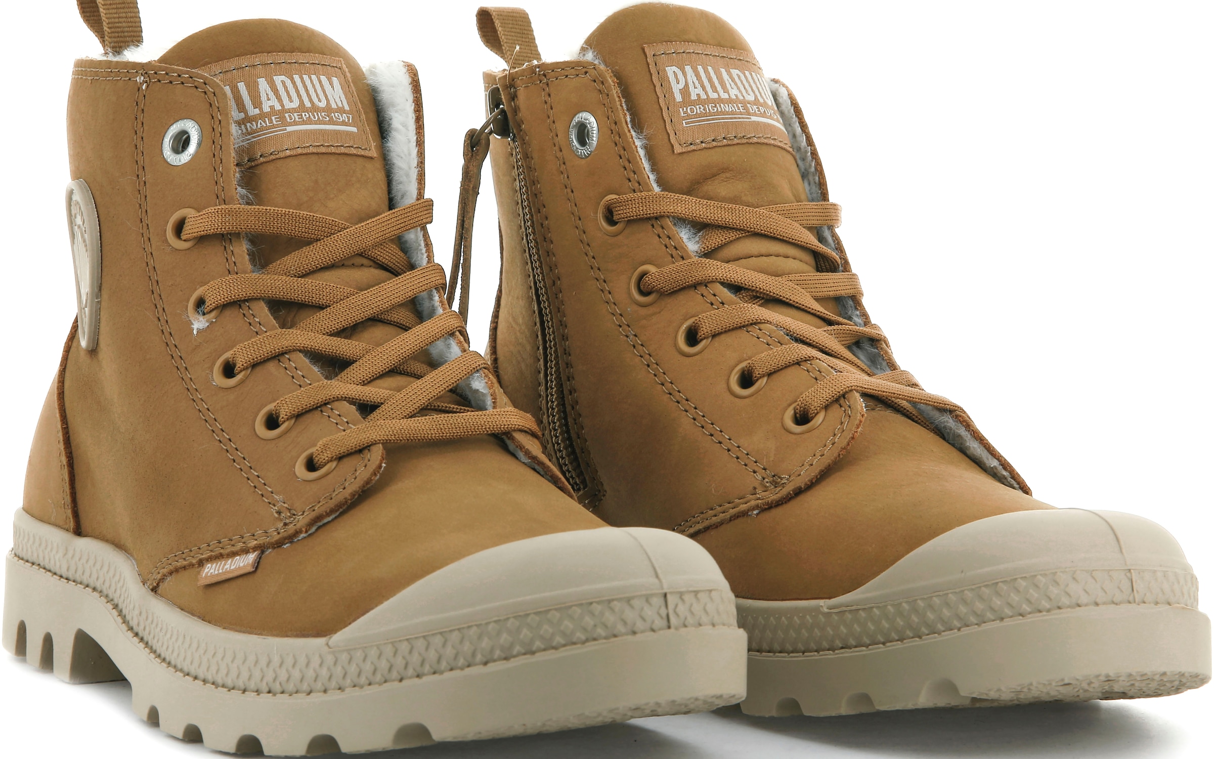 Palladium Schnürboots »PAMPA HI ZIP WL«, gefüttert