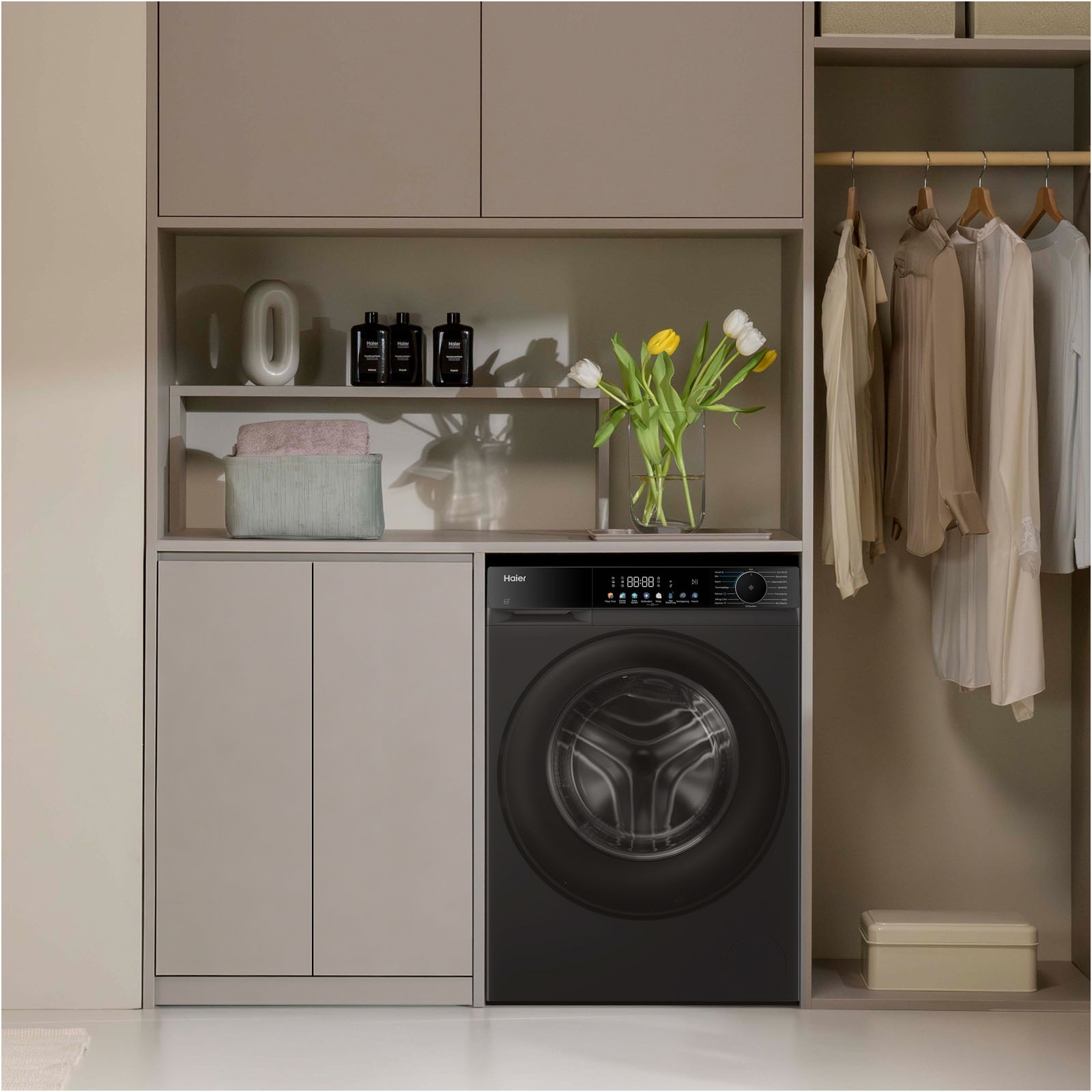 Haier Waschmaschine »HW90-BP14657BTU1« 9 kg 1400 U/min Smart AI Automatikprogramm & Wi-Fi