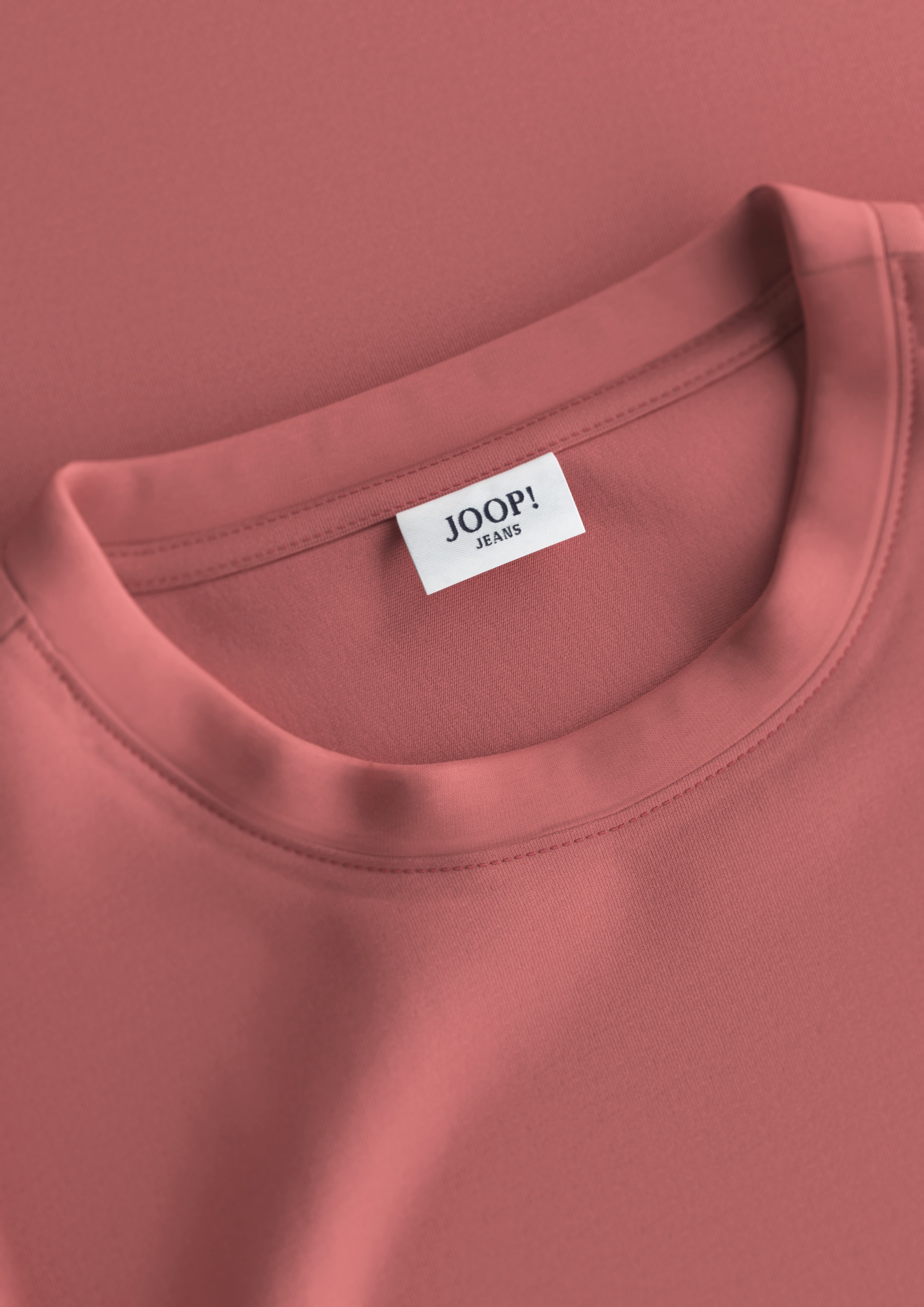 Joop Jeans Kurzarmshirt »Alphis«, Mit Ton-in Ton Logoprint
