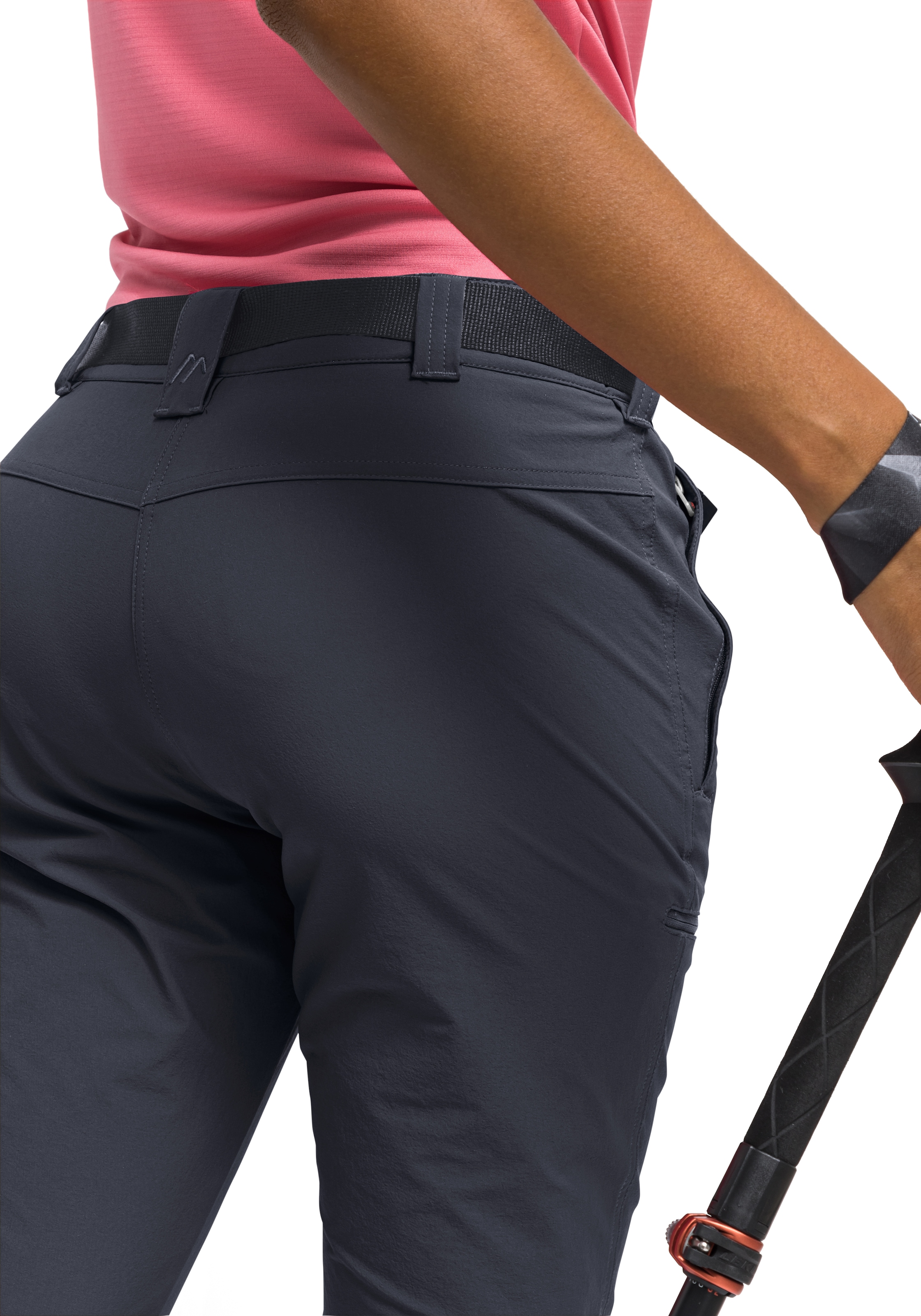 Maier Sports Caprihose »Inara slim 3/4«, Damen Wanderhose, atmungsaktive Outdoorhose, 3/4 Hose mit 3 Taschen