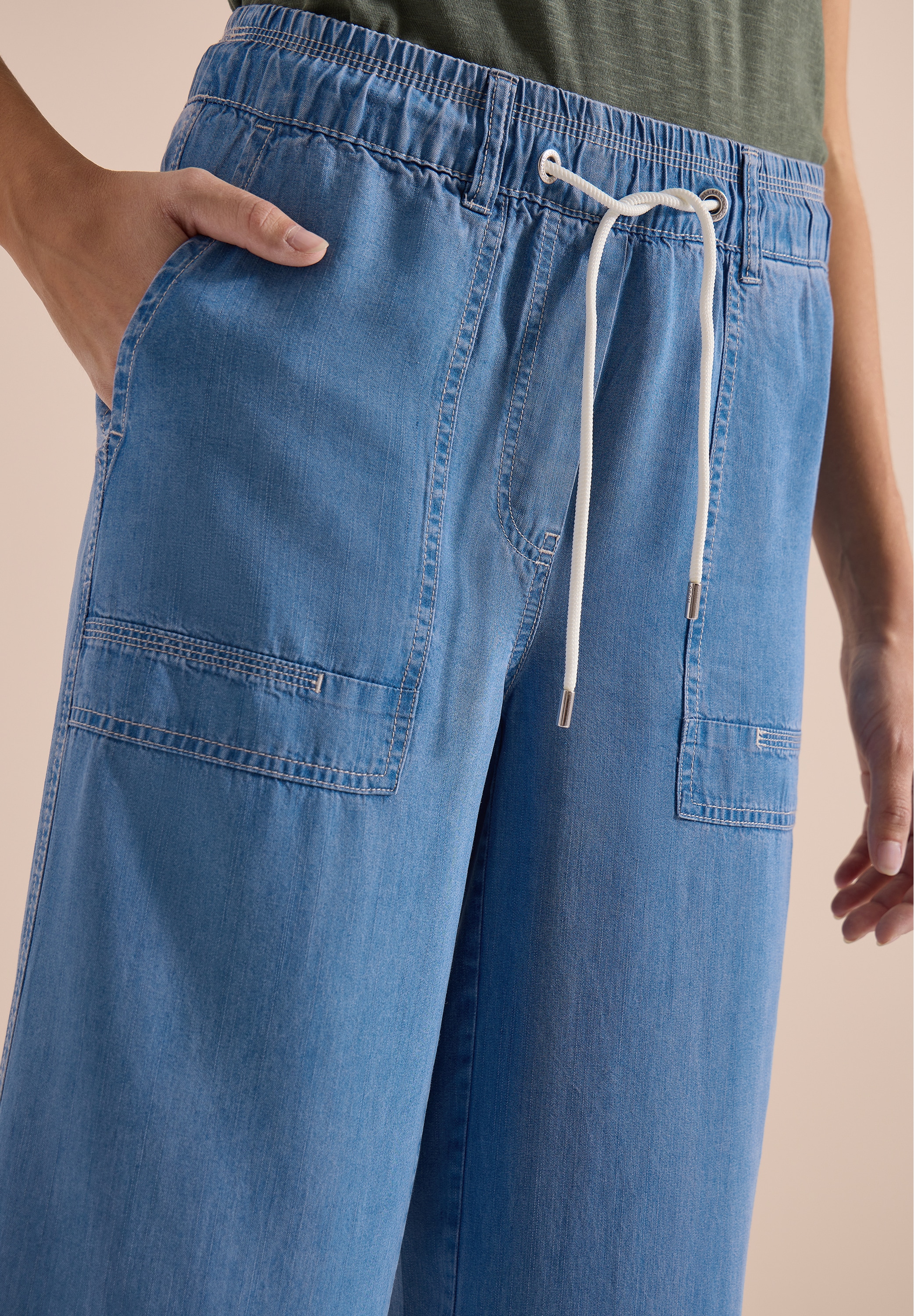 Cecil Stoffhose  mit elastischem Bund