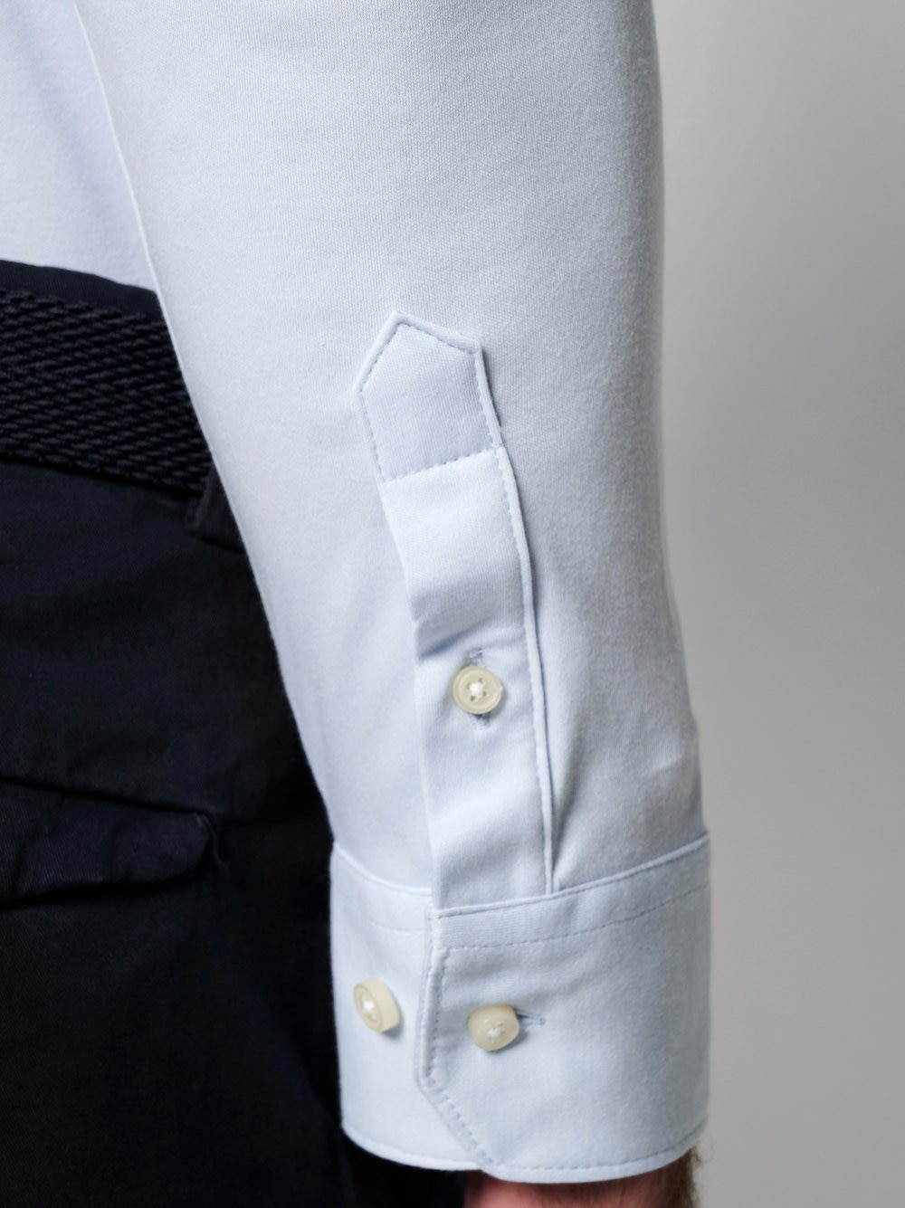 DESOTO Langarmhemd »Jerseyhemd Casual Kent langarm« Flexibler Stretch