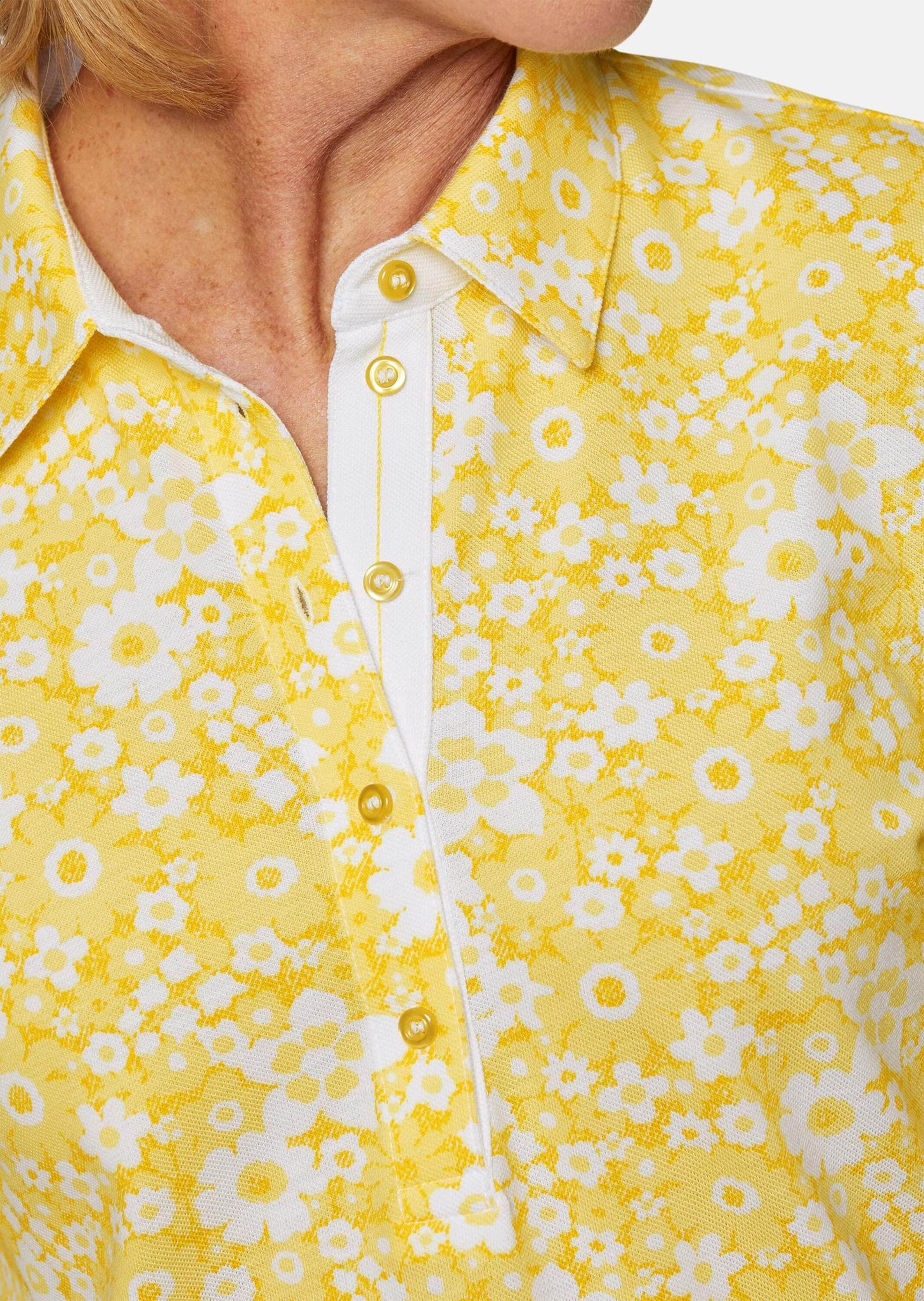 GOLDNER Poloshirt »Druckpoloshirt Pikee-Druckpoloshirt«