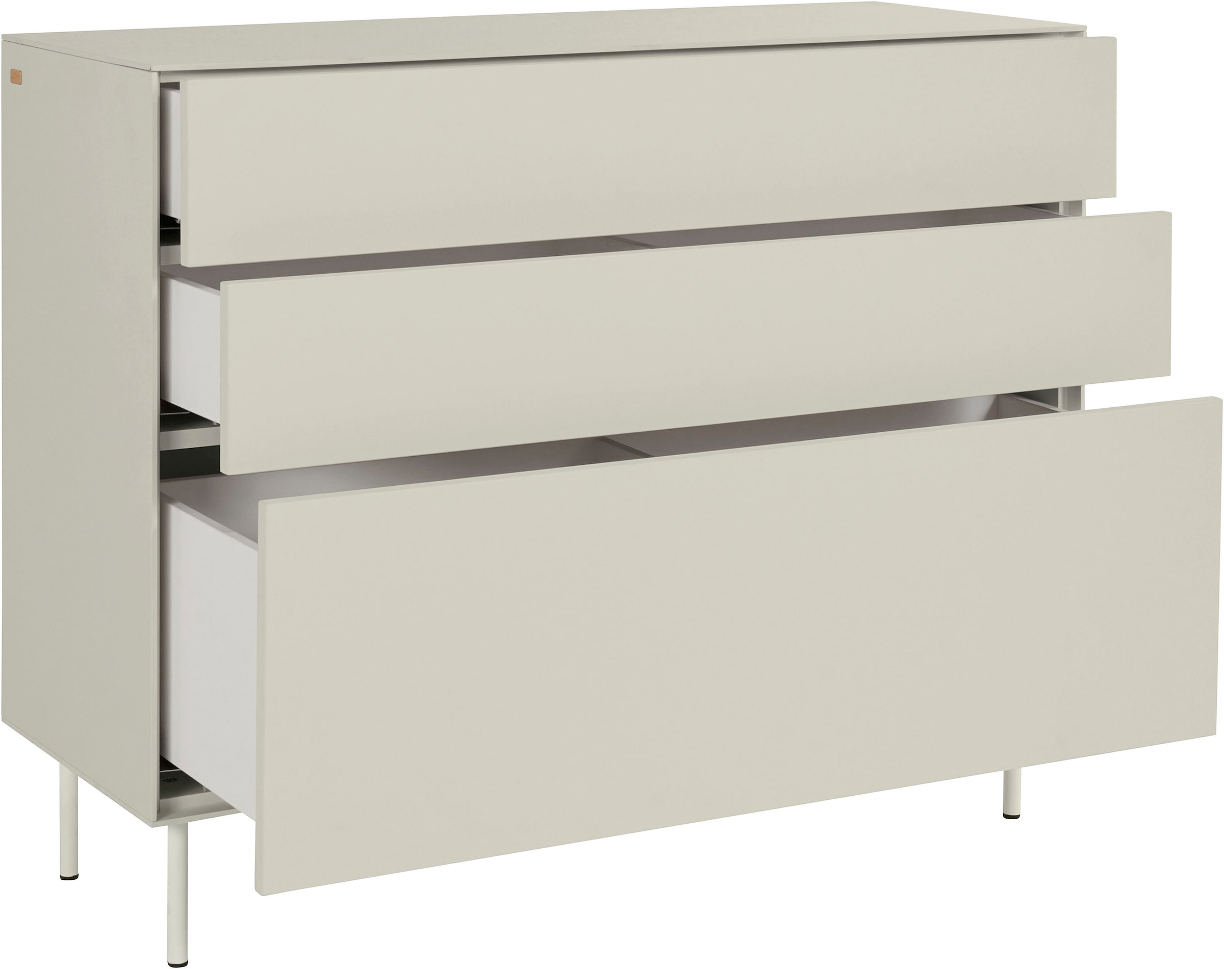 LeGer Home by Lena Gercke Sideboard »Essentials«, Breite: 112cm, MDF lackiert, Push-to-open-Funktion