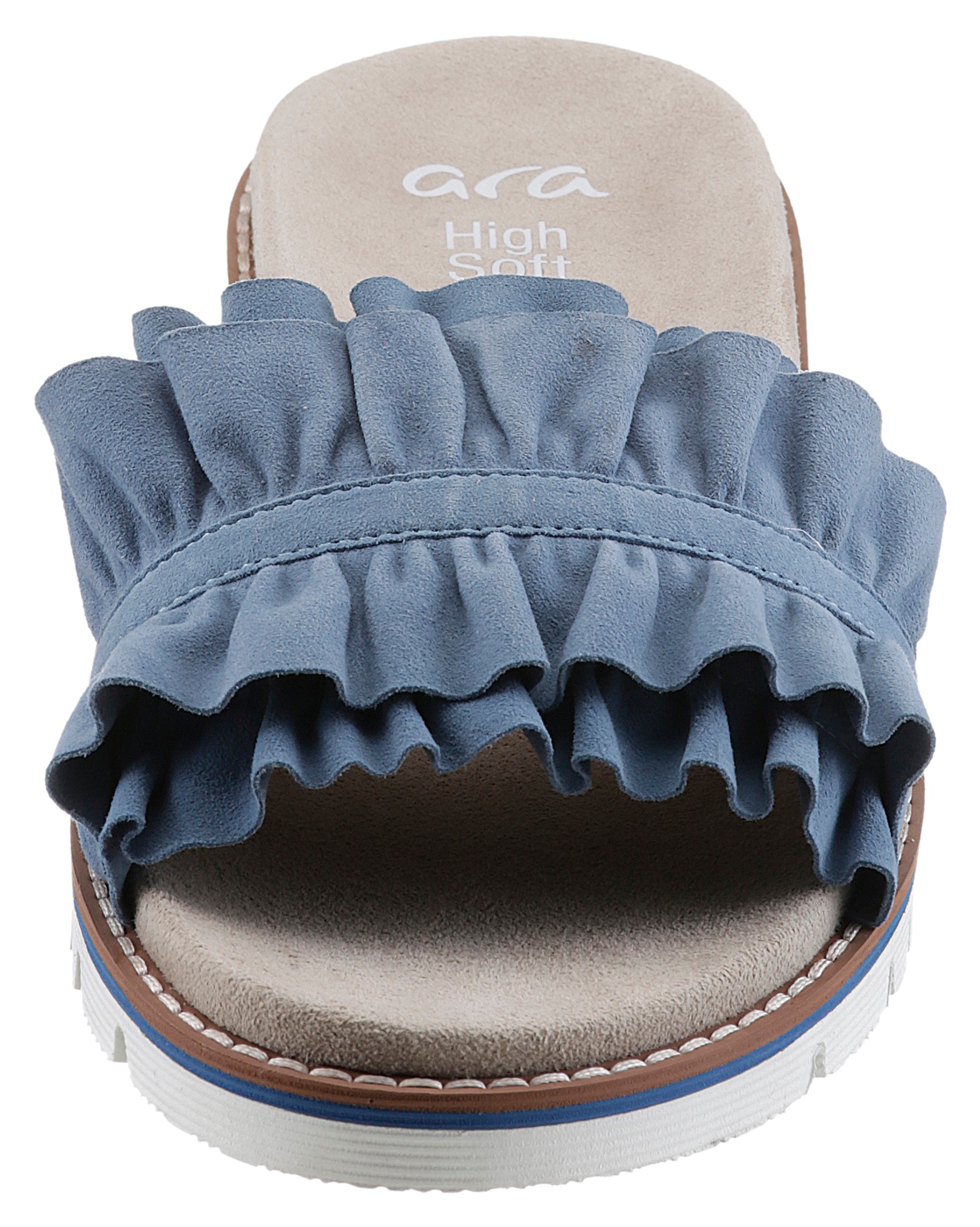Ara Pantolette »KENT«, Keilabsatz, Sommerschuh, Schlappen zum Schlupfen