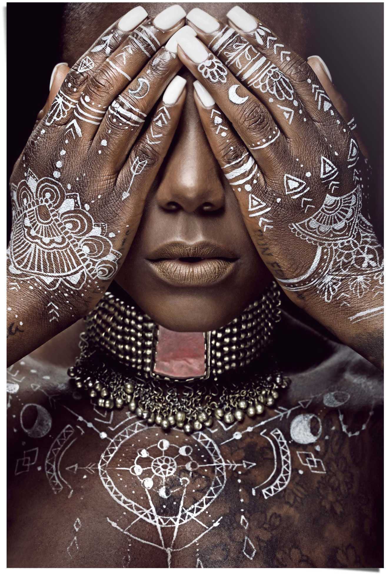 Reinders! Poster »Afrikanische Frau« Rechnung bestellen auf