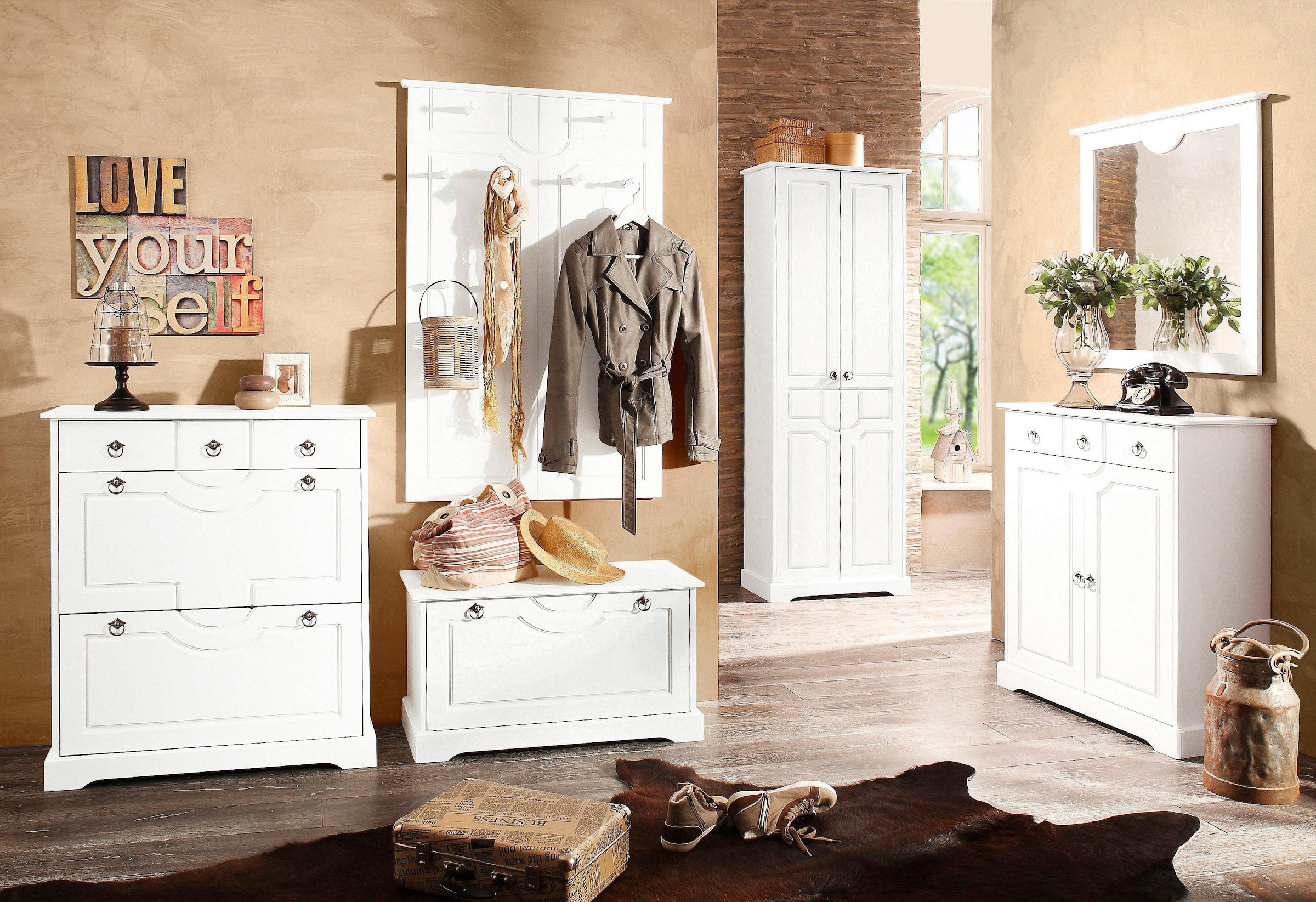 OTTO home Garderoben-Set »Klera« Set, 4 Stk. tlg.