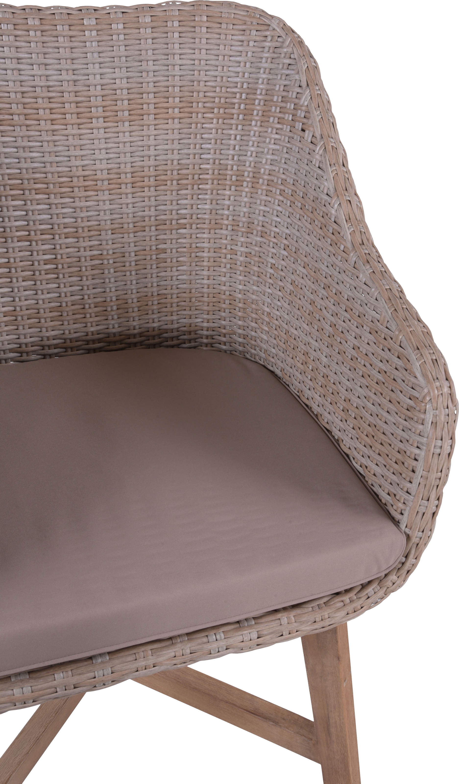 Garden Pleasure Garten-Essgruppe », Tischgruppe »FREMONT/OAKLAND Set 01«« Set,  4 Sessel, Tisch LxB: 110x110 cm, inkl Auflagen