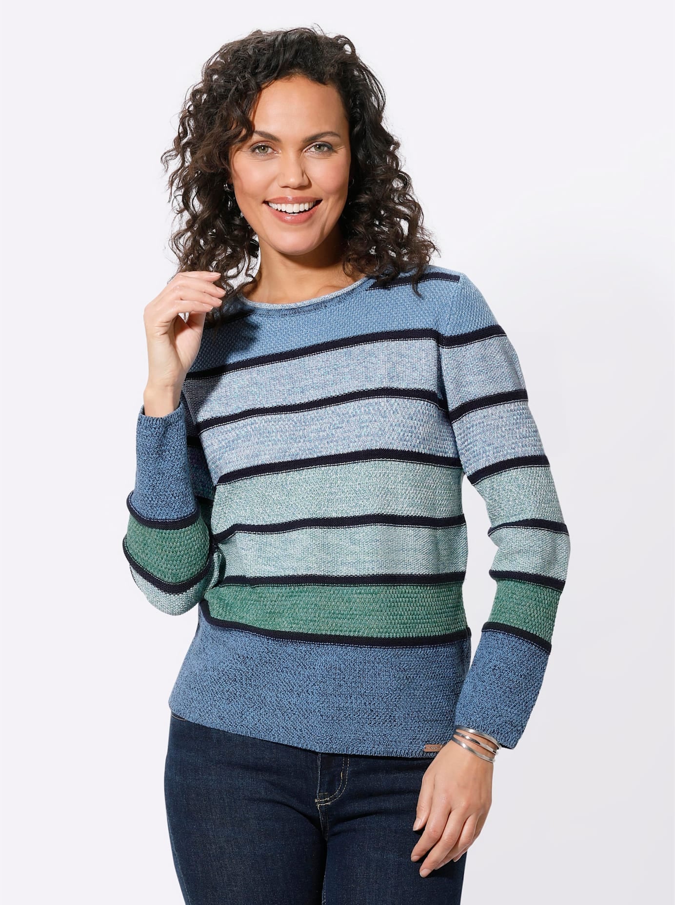 Casual Looks Rundhalspullover »Pullover«