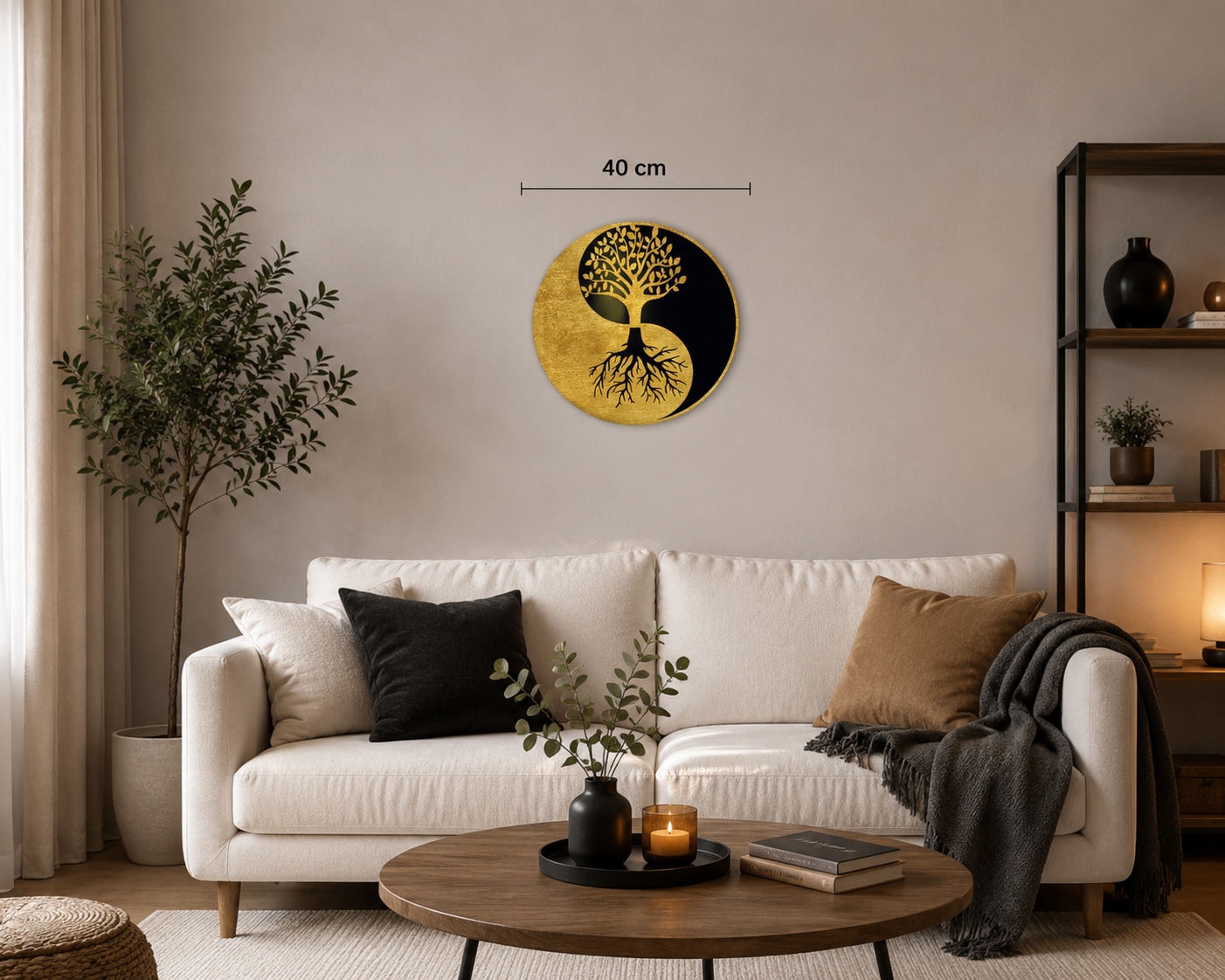 OTTO home Wandbild »Lebensbaum durchsichtig mit Lochbohrung für leichte Anbringung« Baum | Baumbilder | Wald 1 Stk. tlg. Lebensbaum, Schwebeeffekt dank der Transparenz