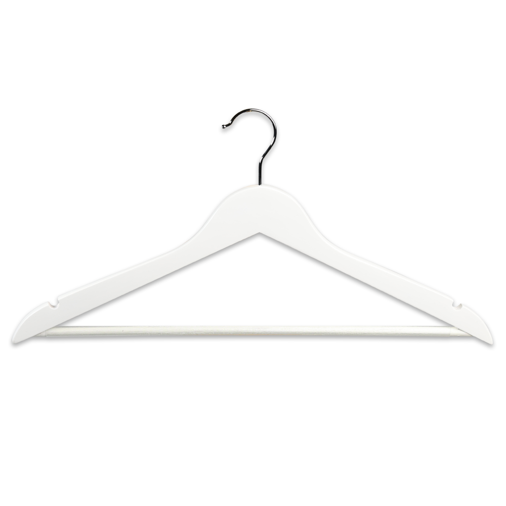 KESPER® Kleiderbügel »Formkleiderbügel, 12er Set, FSC« mit rutschfestem Hosensteg und praktischen Rockkerben