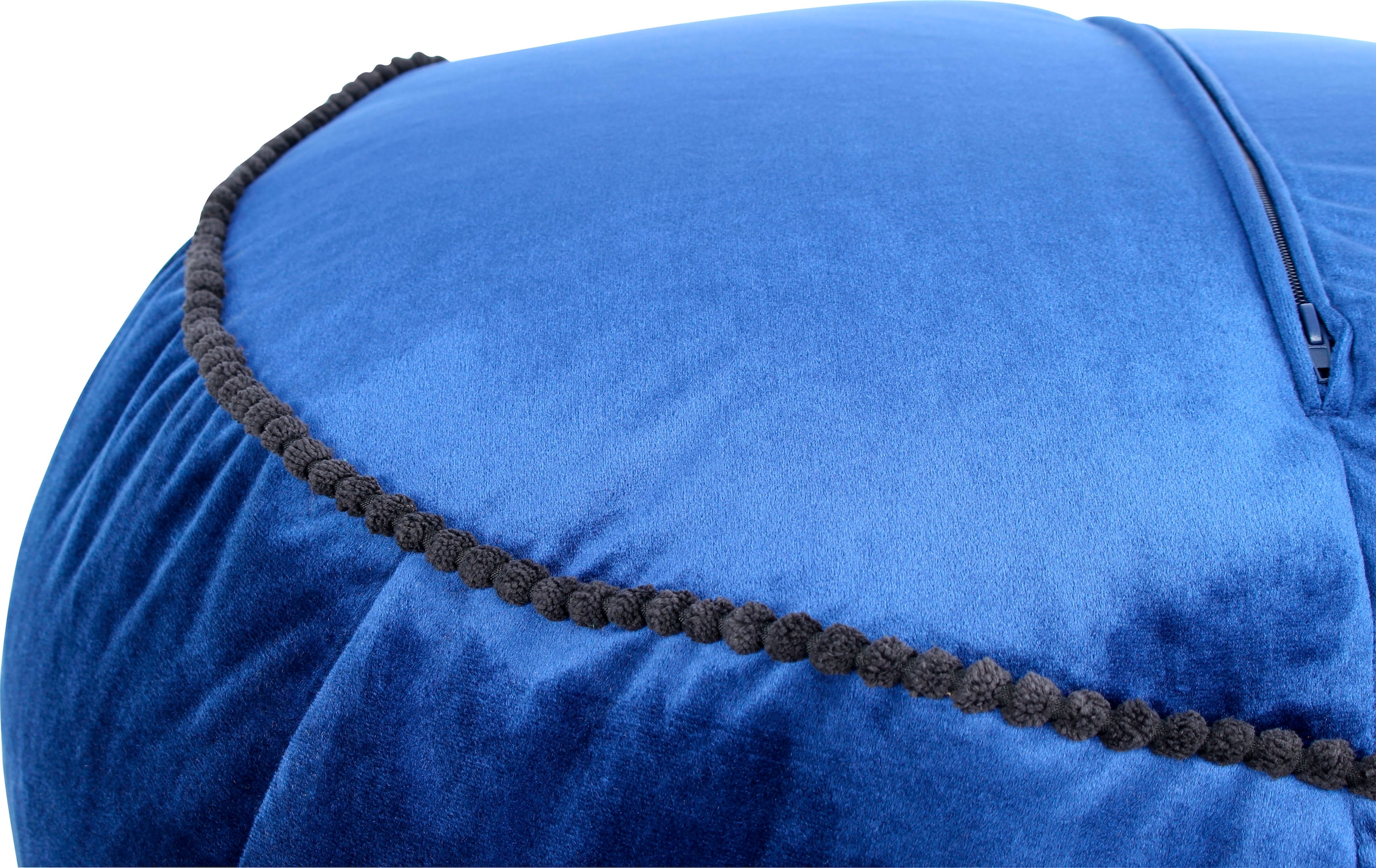 Kayoom Sitzhocker »Pouf Taj Mahal 325, trendige samtige Oberfläche«, (1 St.), samtweich, farbig, modern, orientalisches Design