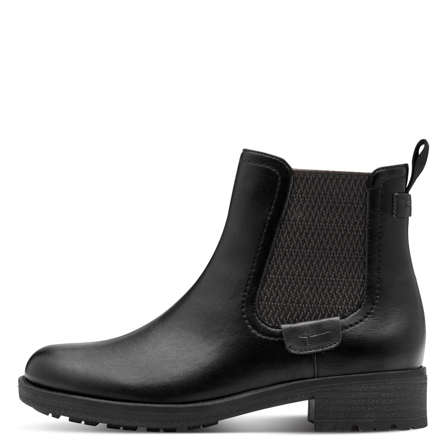 Tamaris Chelseaboots  , Blockabsatz, Stiefelette, Schlupfschuh im Used Look