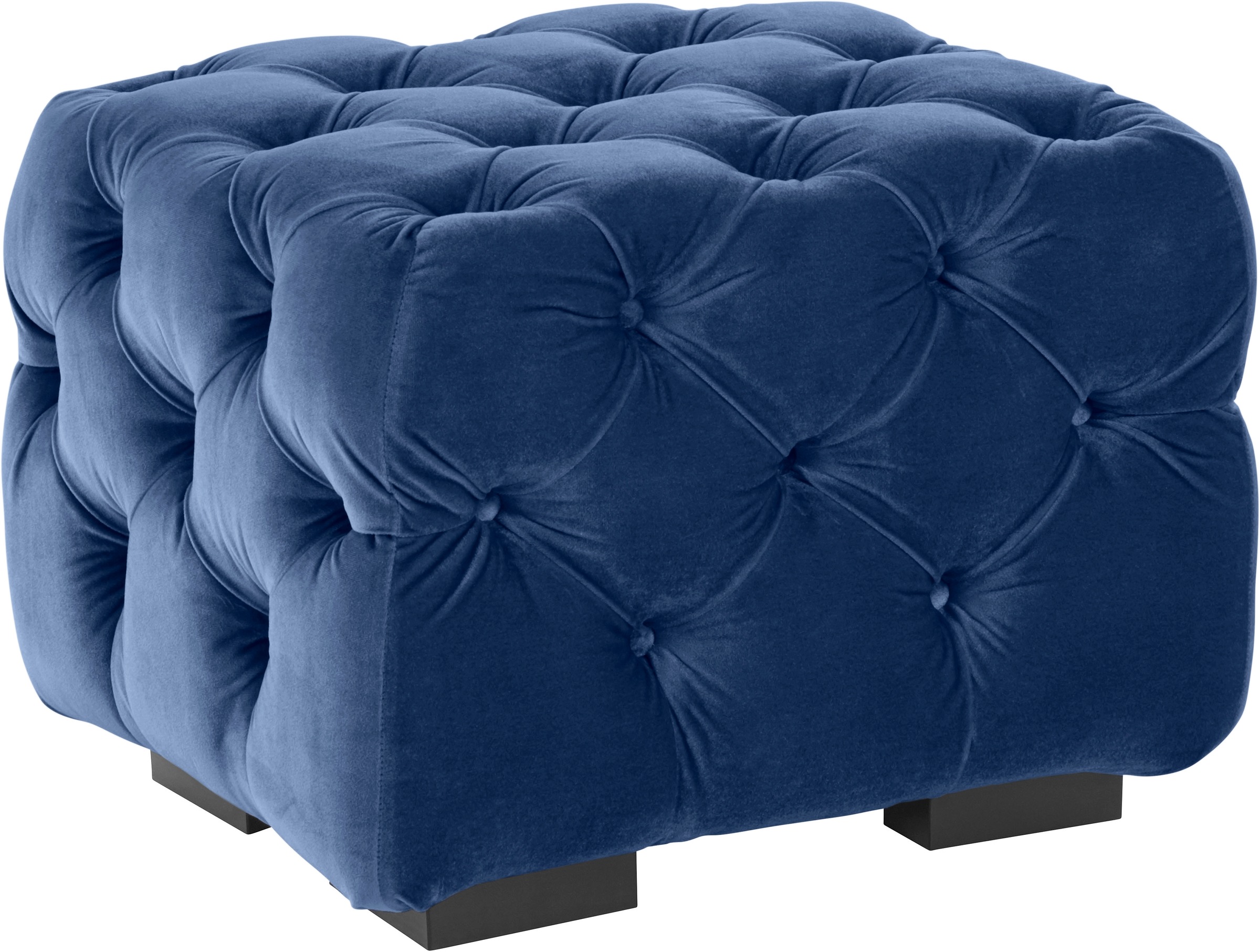 Guido Maria Kretschmer Home&Living Polsterhocker »Kalina«, mit klassischer Chesterfield-Knopfheftung, passend zur Serie "Kalina"