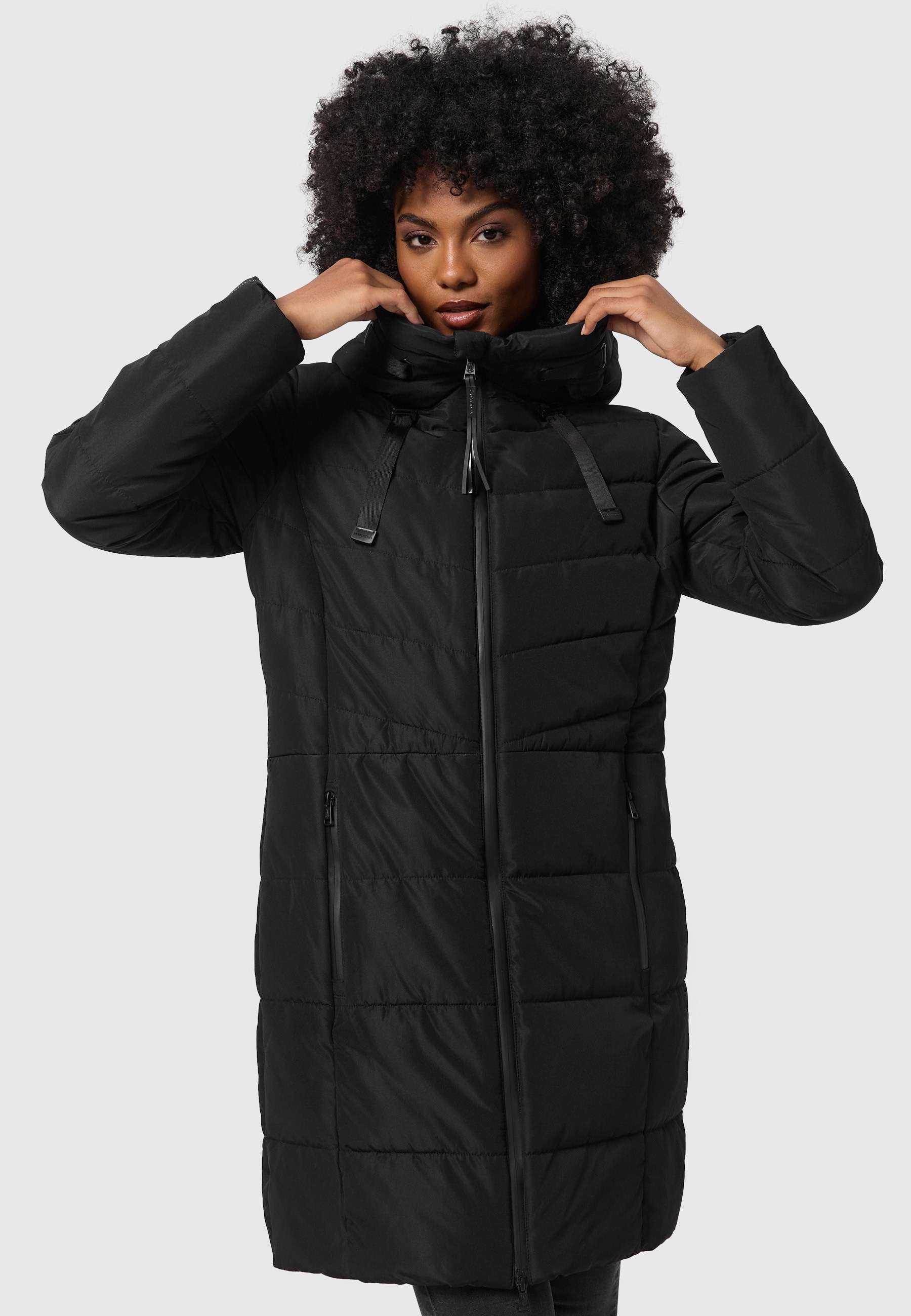 Marikoo Winterjacke »Marikoo Natsukoo Damen Winter Steppjacke lang B978«
