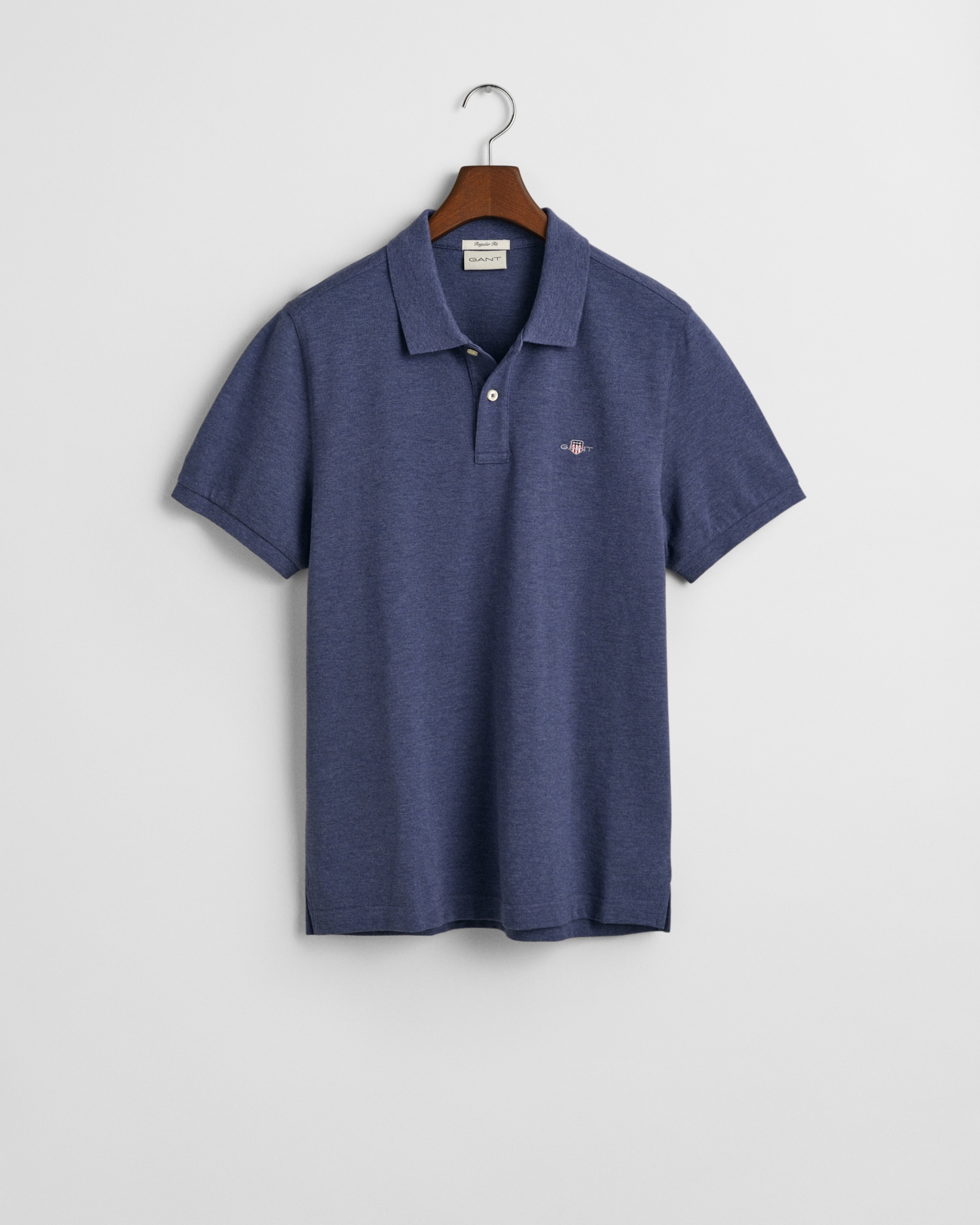 Gant Poloshirt »REG SHIELD SS PIQUE POLO«, mit Logo und Flachstrickkragen 100% Baumwolle Pique