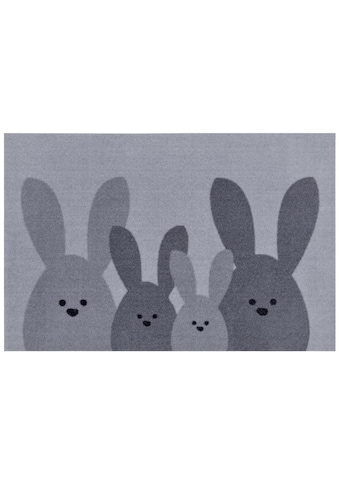 HANSE Home Fußmatte »Bunny Family«, rechteckig, 7 mm Höhe, In und Outdoor geeignet,... kaufen