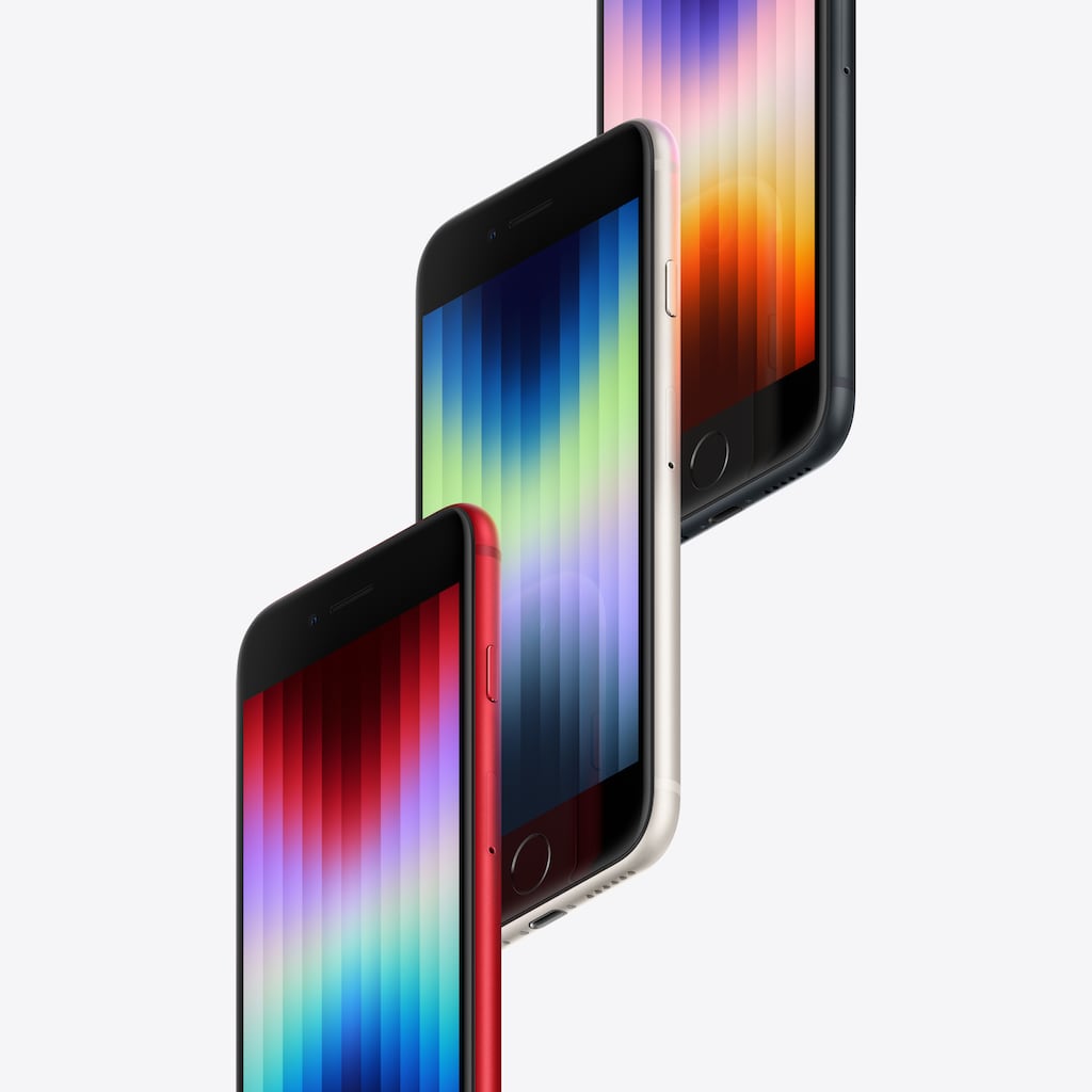 Apple Smartphone »iPhone SE (2022), 5G«, (11,94 cm/4,7 Zoll, 256 GB Speicherplatz, 12 MP Kamera)