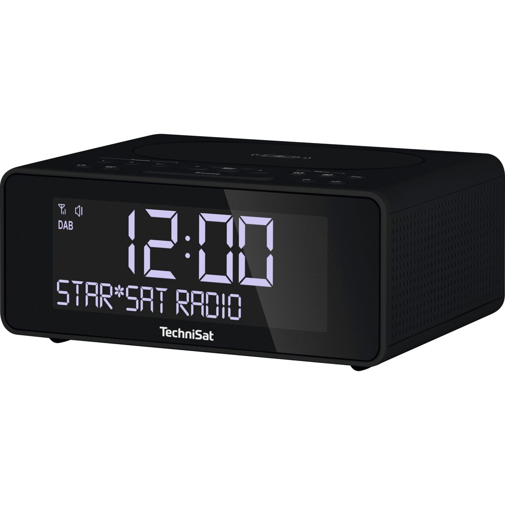 TechniSat Radiowecker »DIGITRADIO 52 Stereo«, mit DAB+, Snooze-Funktion, dimmbares Display, Sleeptimer, Wireless Charging