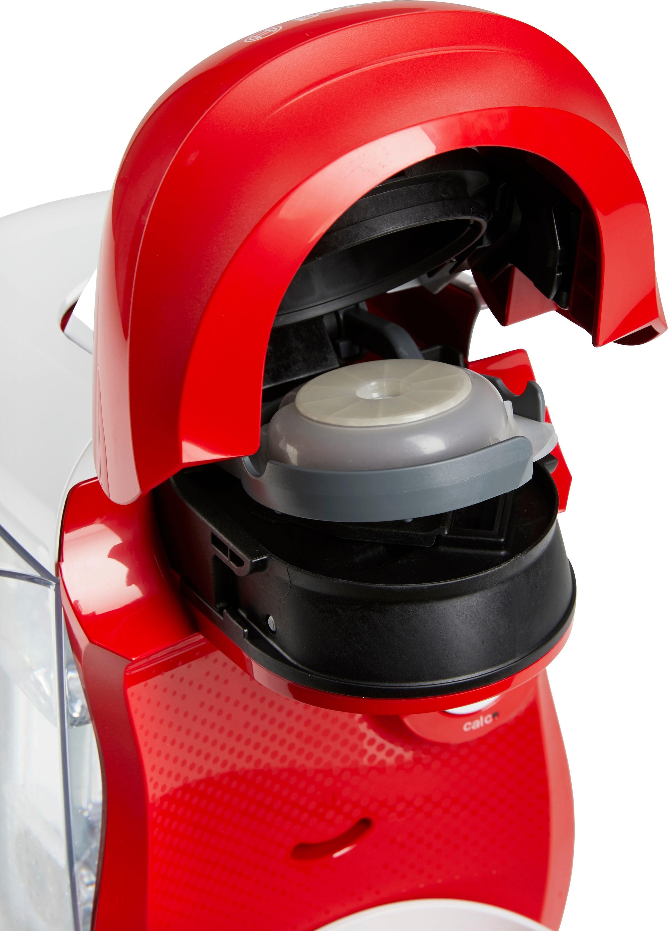 TASSIMO Kapselmaschine »Happy TAS1006, über 70 Getränke, platzsparend«, vollautomatisch, geeignet für alle Tassen, Wassertank 0,7 L, rot/weiß