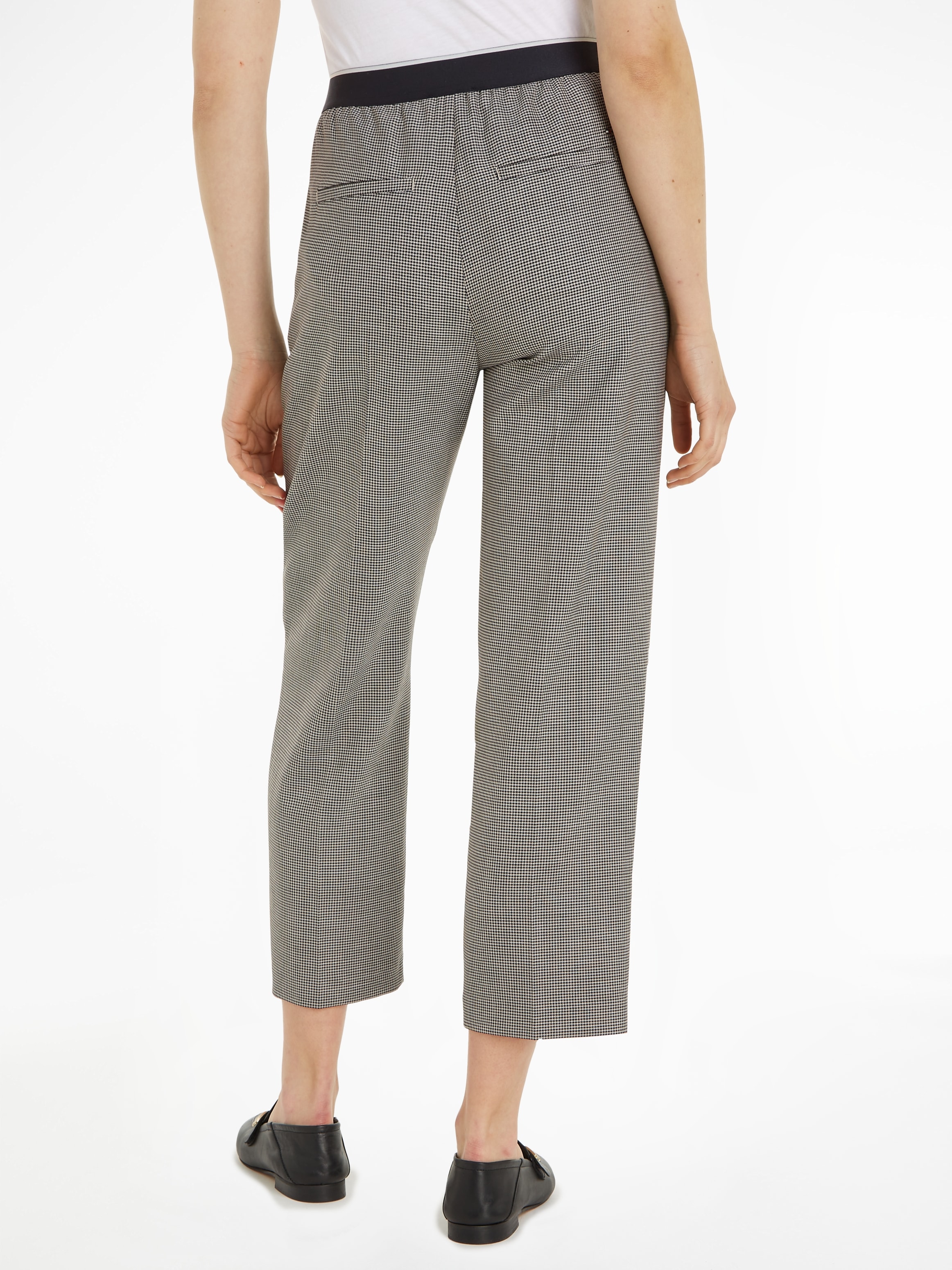 Tommy Hilfiger Webhose »SLIM STRAIGHT LOGO PANT«, mit Logoschriftzug