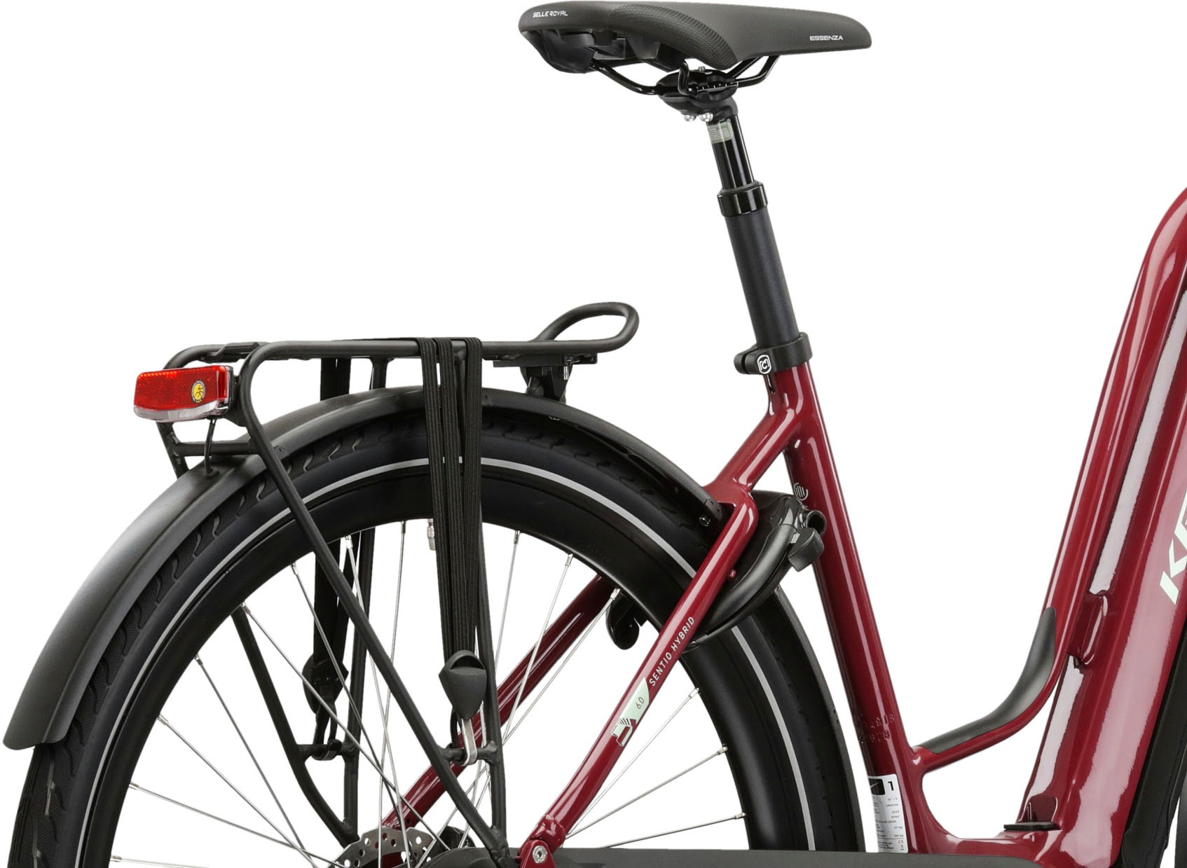 Kross E-Bike »E-Citybike Damen Sentio 6.0 28" rot«, 8 Gang, Shimano, Nexus, Mittelmotor 250 W, Pedelec, Elektrofahrrad für Damen und Herren