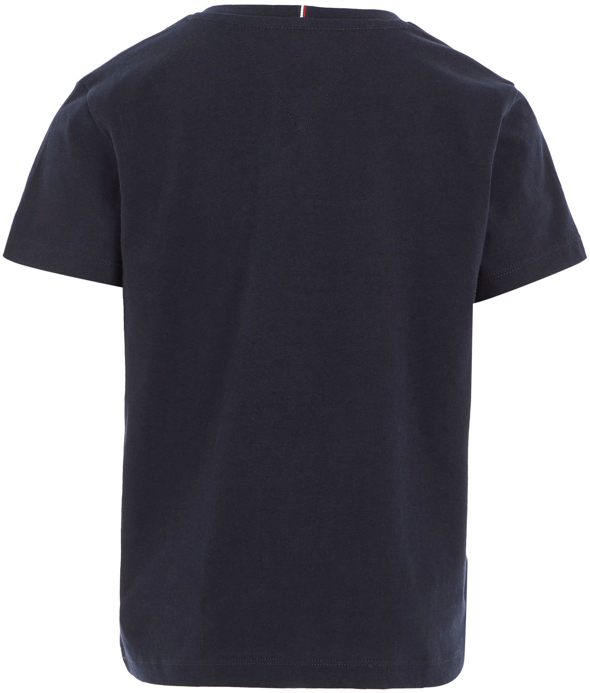 Tommy Hilfiger T-Shirt Logoschriftzug der »MONOTYPE Hilfiger- mit modischem bei ♕ S/S«, TEE auf Brust