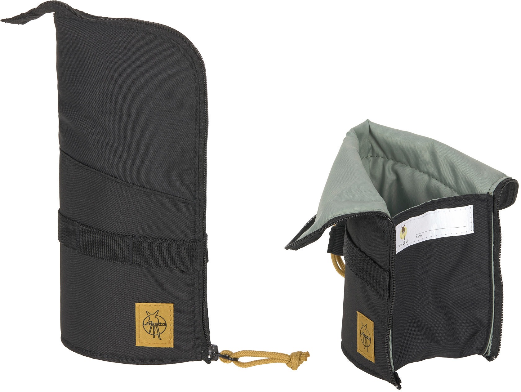 LÄSSIG Schulranzen »Unique, Boxy, Black«, Reflektoren, PETA-approved vegan; aus recycelten PET-Flaschen