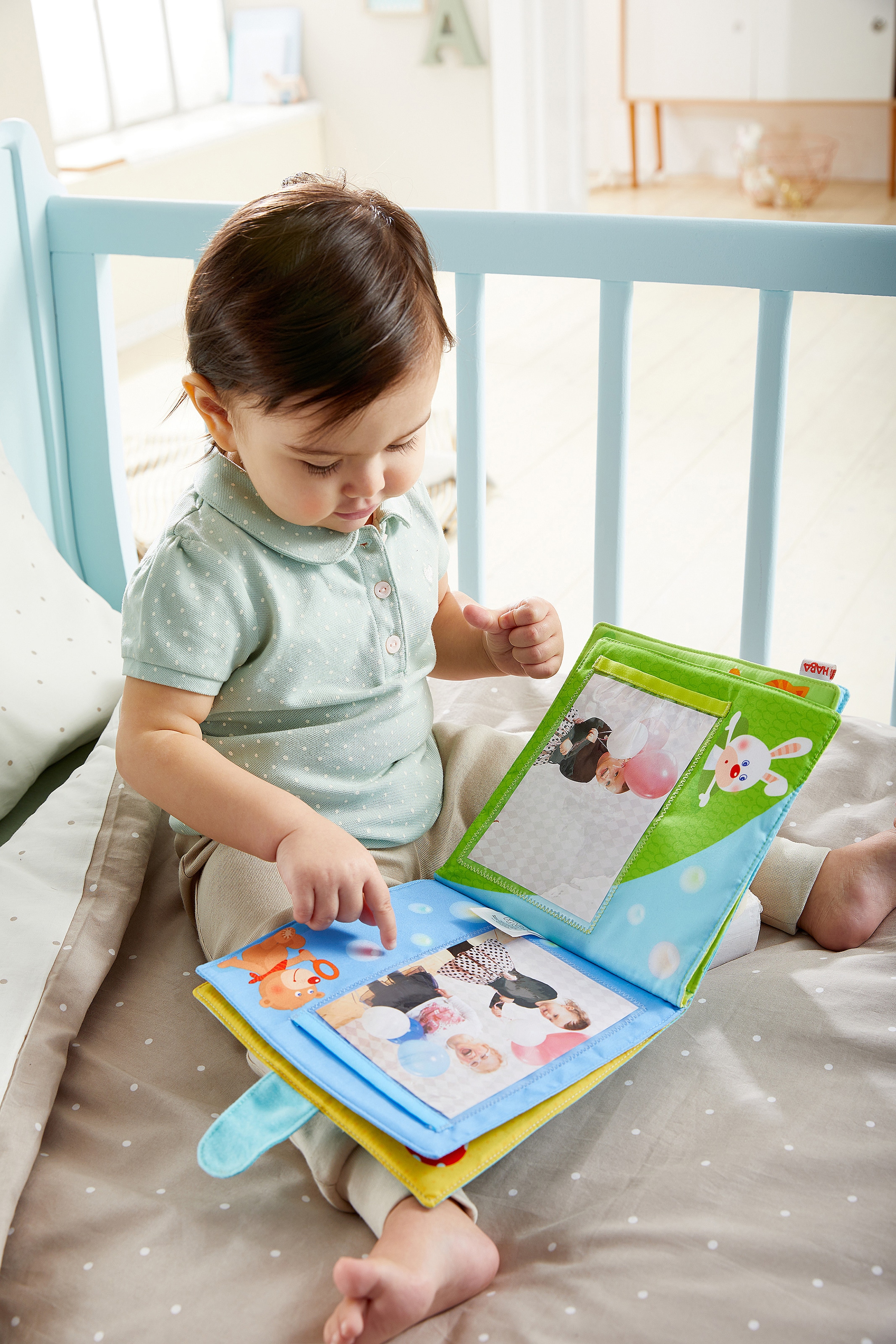 Haba Greifspielzeug »Baby-Fotoalbum Spielgefährten«