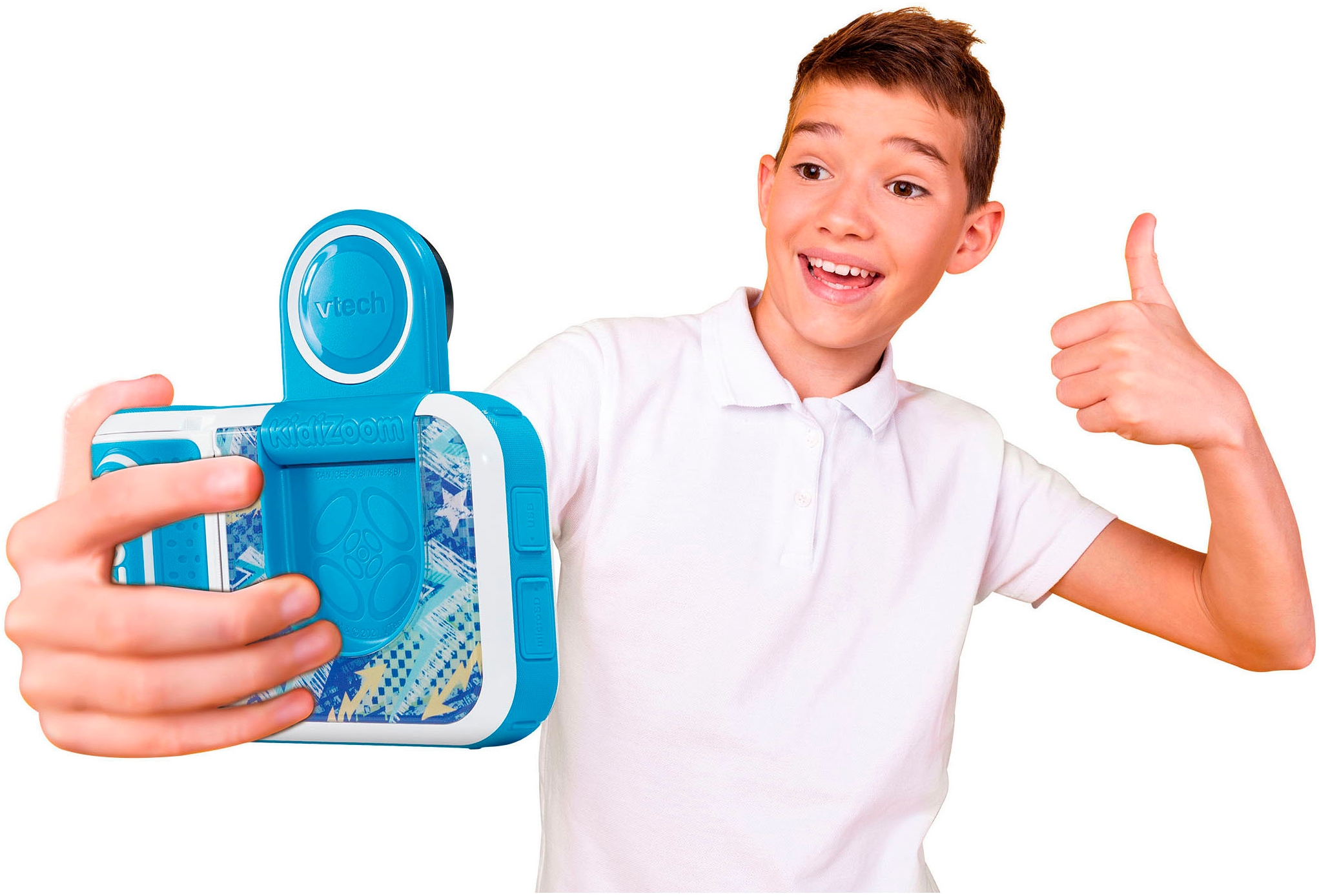 Vtech® Kinderkamera »KidiZoom Print Cam + Scrapbook Bundle« , 5 , inkl. mit eingebautem Thermodrucker, inkl, Thermopapier, Scrapbook + Stift