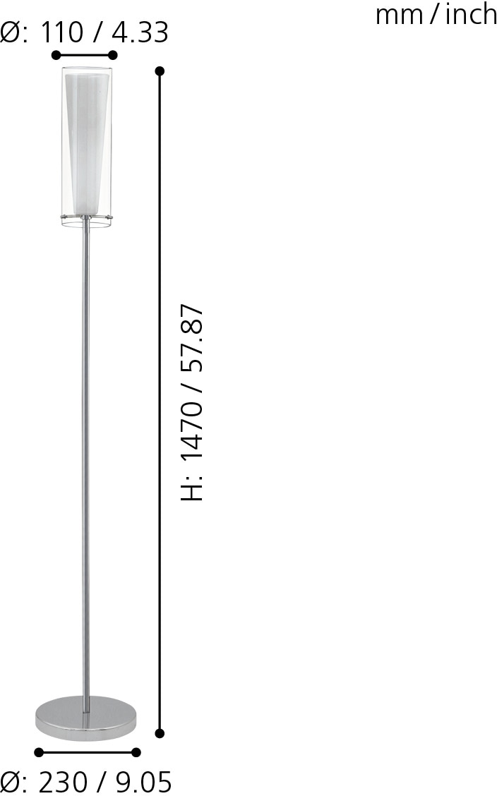 EGLO Stehlampe »PINTO«, 1 flammig-flammig online kaufen | mit 3 Jahren XXL  Garantie