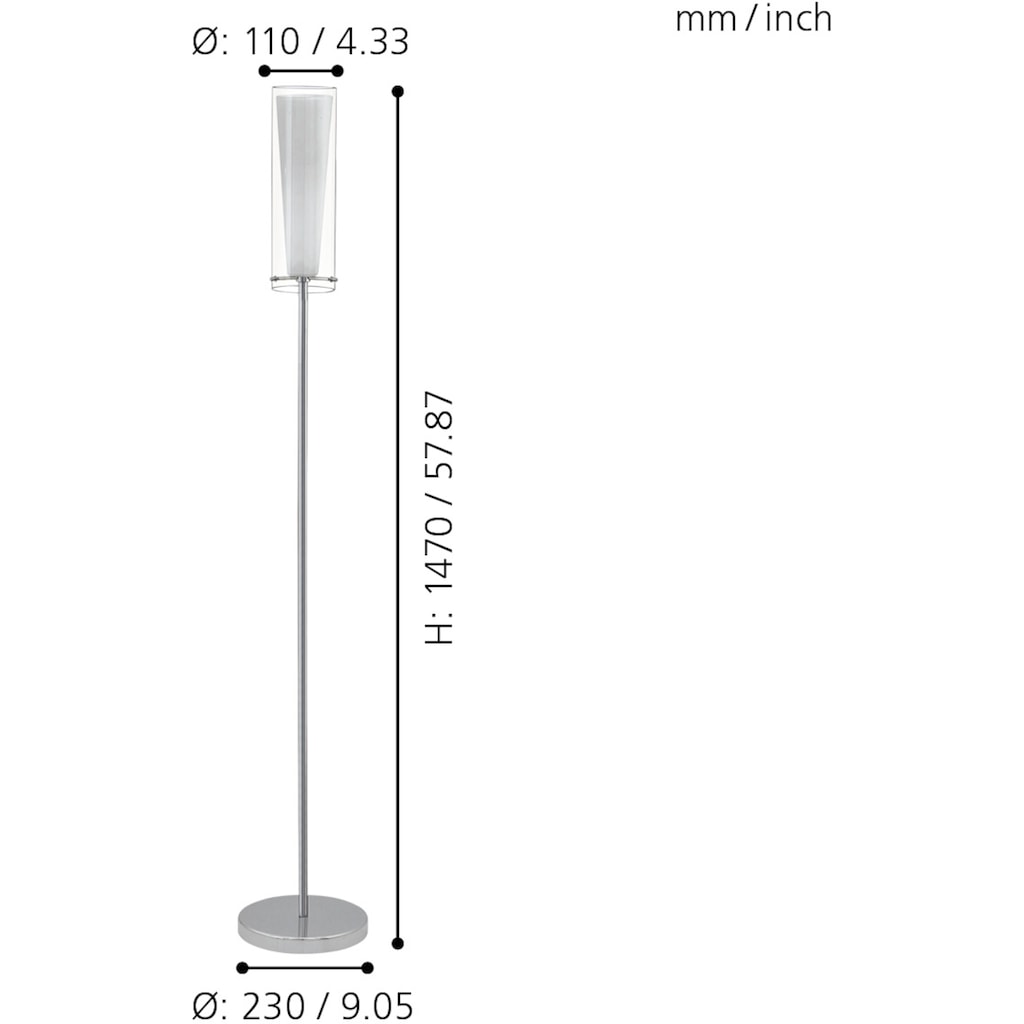 EGLO Stehlampe »PINTO«, 1 flammig-flammig