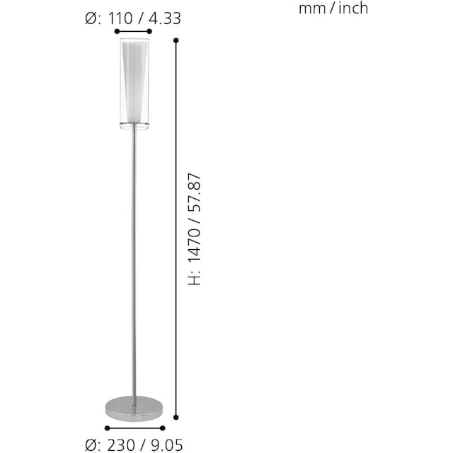 EGLO Stehlampe »PINTO«, 1 flammig-flammig online kaufen | mit 3 Jahren XXL  Garantie