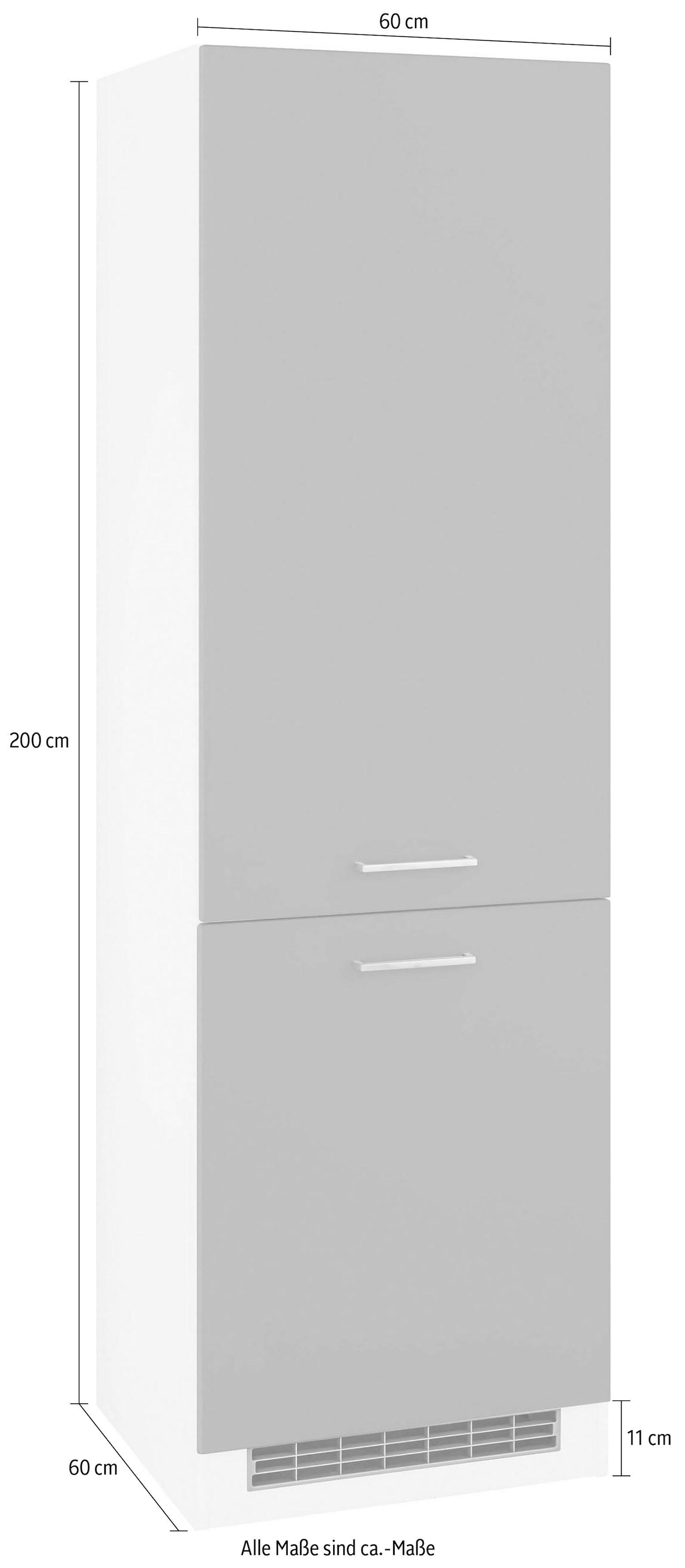 KOCHSTATION Kühlumbauschrank »KS-Visby«, für großen Kühlschrank oder Kühl/Gefrierkombi, Nischenmaß 178 cm