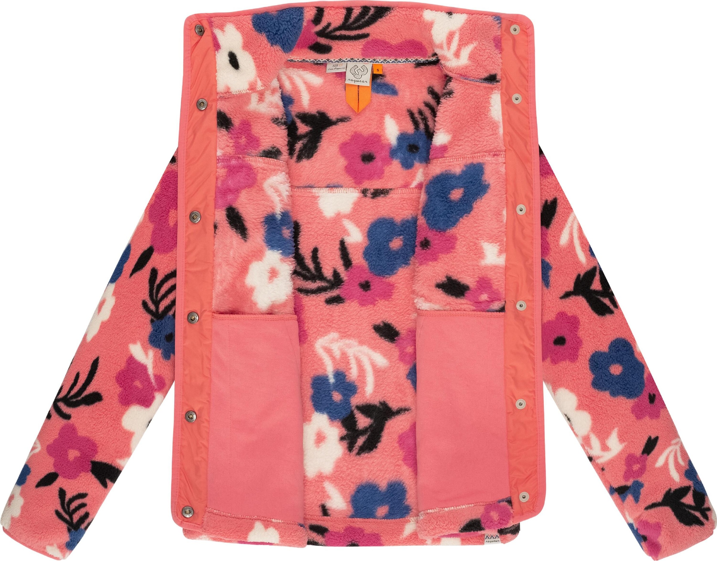 Ragwear Kapuzensweatjacke »Plüschjacke Appopis Print«