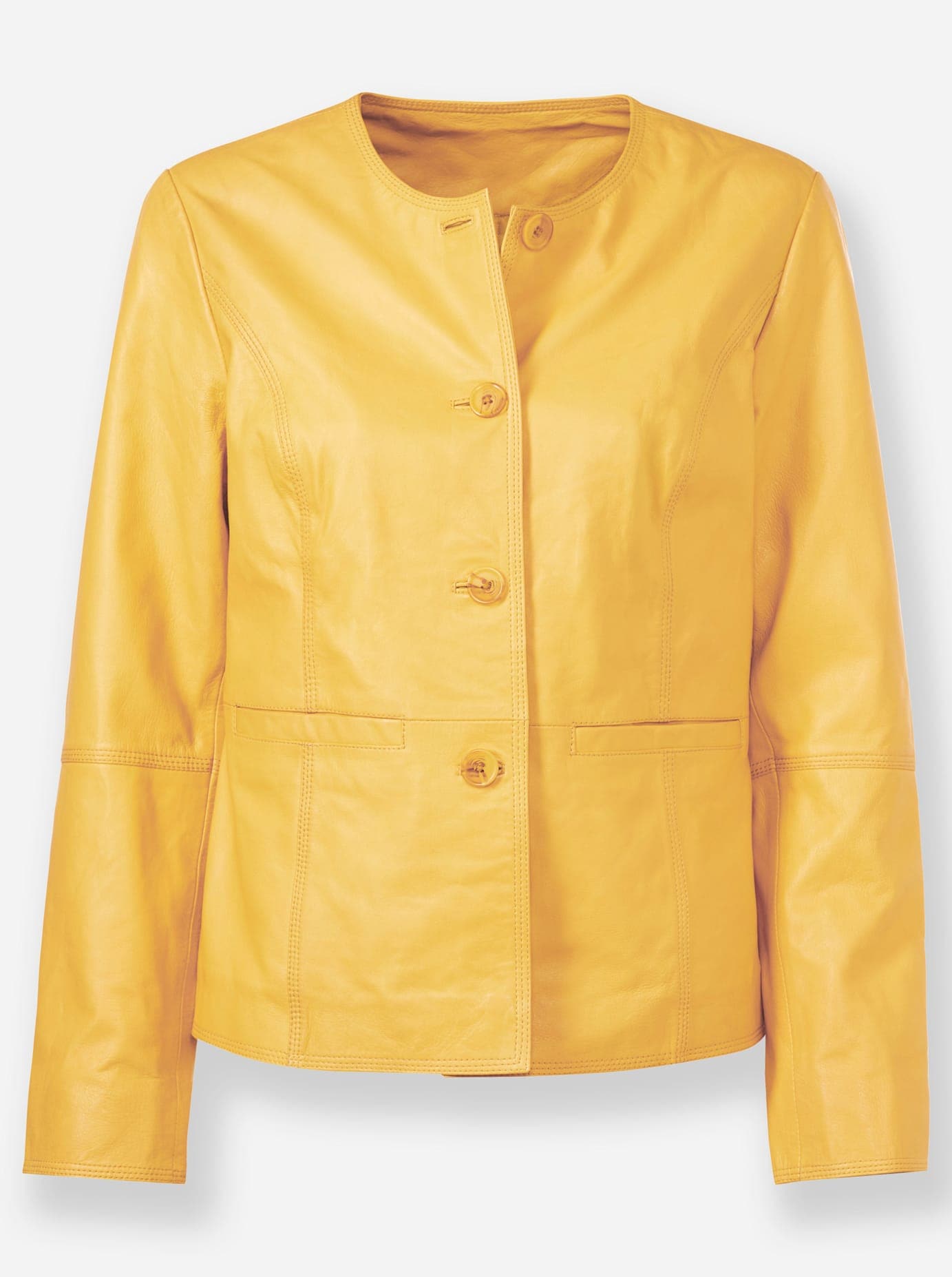 heine Lederjacke, ohne Kapuze