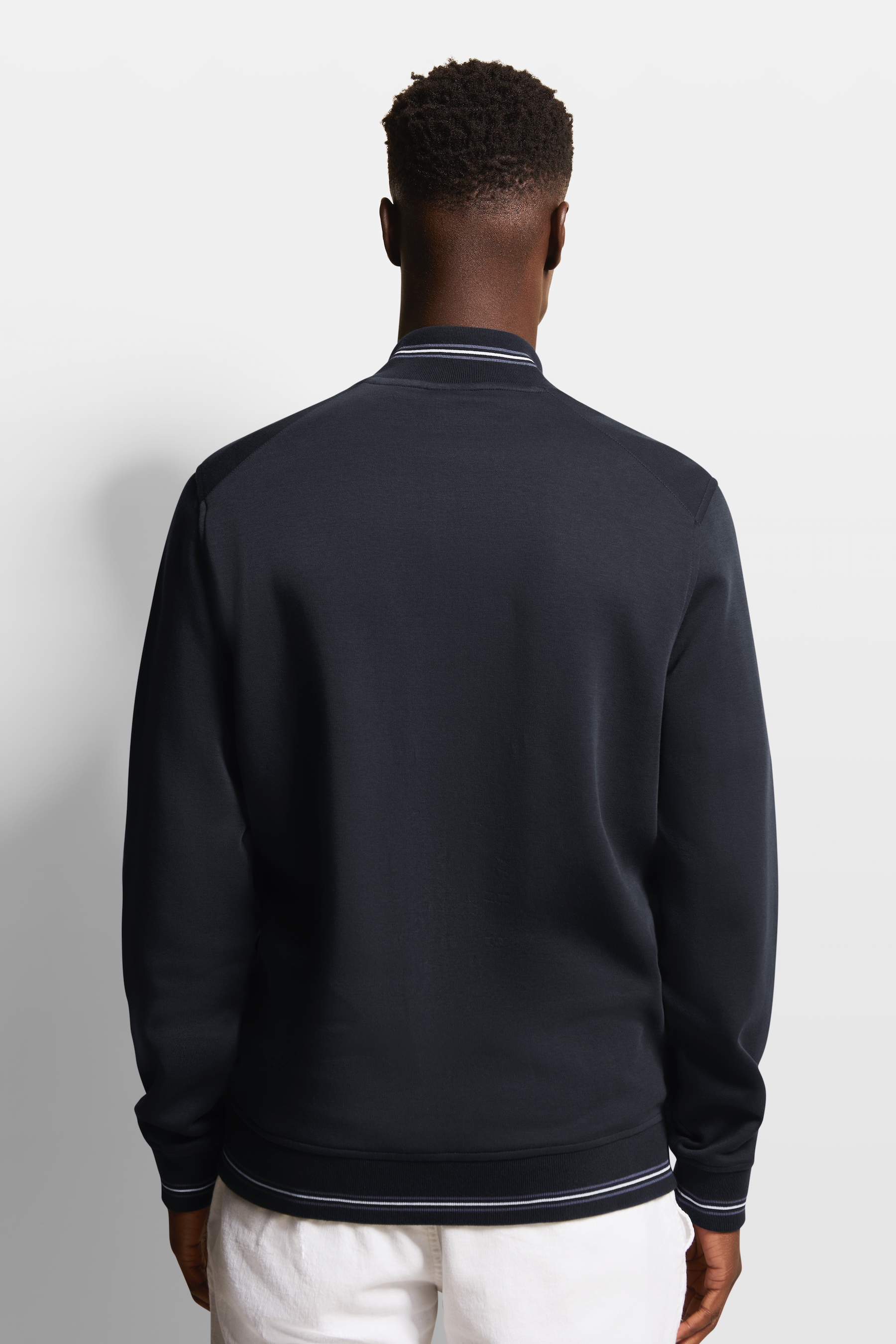 bugatti Sweatshirt , mit Collegekragen
