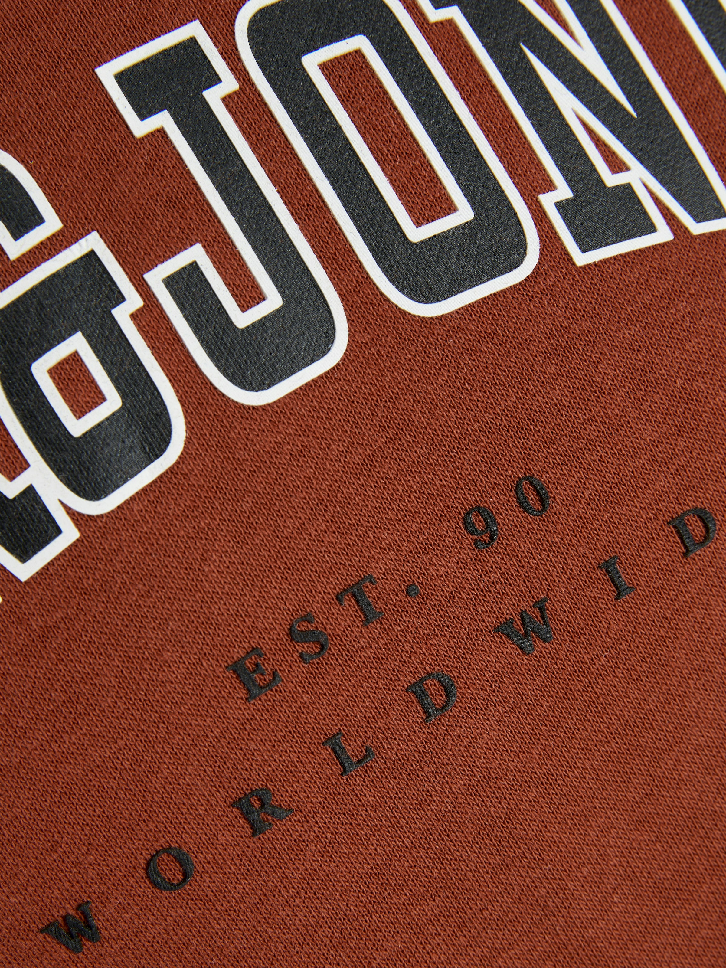 Jack & Jones Junior Kapuzensweatshirt »JJECALEB VARSITY SWEAT HOOD NOOS JNR«
