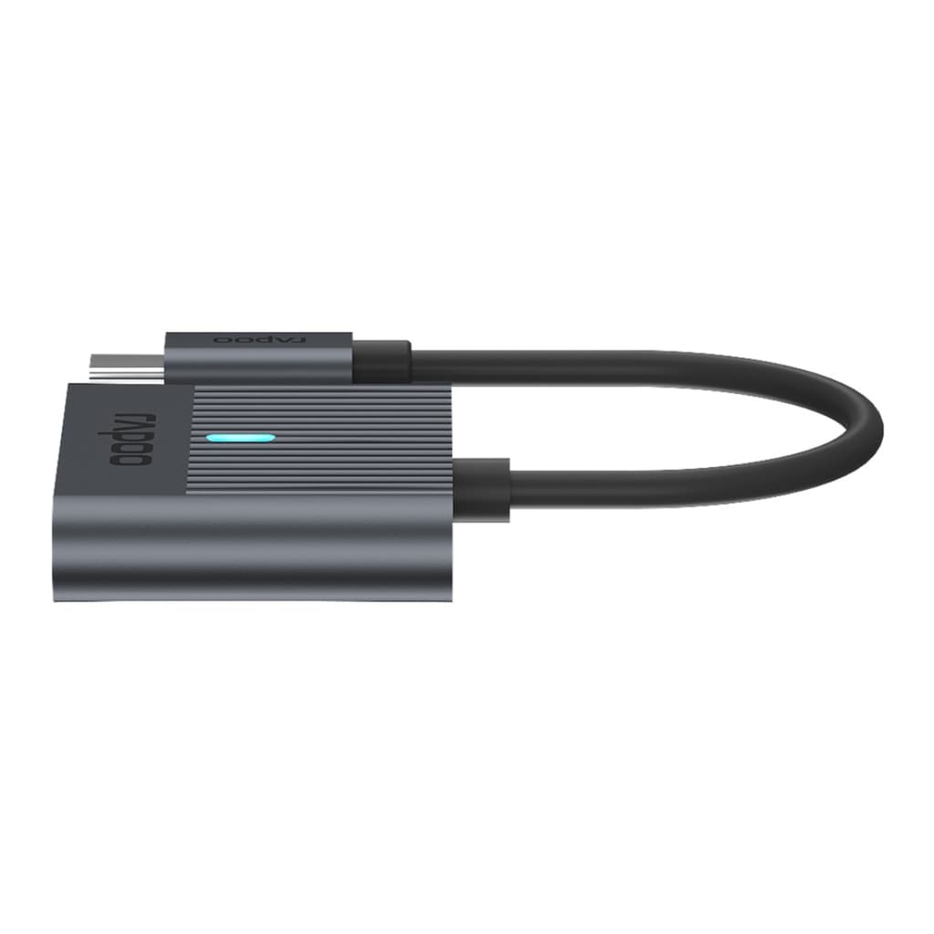 Rapoo Speicherkartenleser »UCR-3001 USB-C Kartenleser, Aluminiumgehäuse, grau«