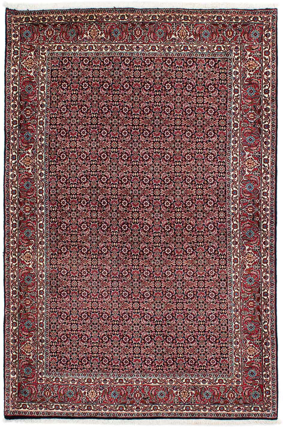 morgenland Seidenteppich »Bidjar Blumenmuster 200 x 131 cm«, rechteckig, Unikat mit Zertifikat