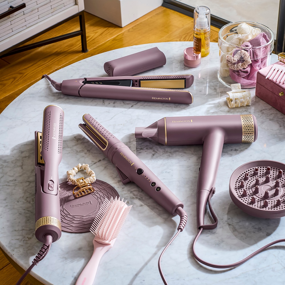 Remington Haartrockner »AIRviveDigital Haartrockner (EC8930)« 1.600 W 2 Aufsätze Digital Motor, Ionic Air, Anti-Frizz, 12 Heiz-&Geschwindigkeitsstufen