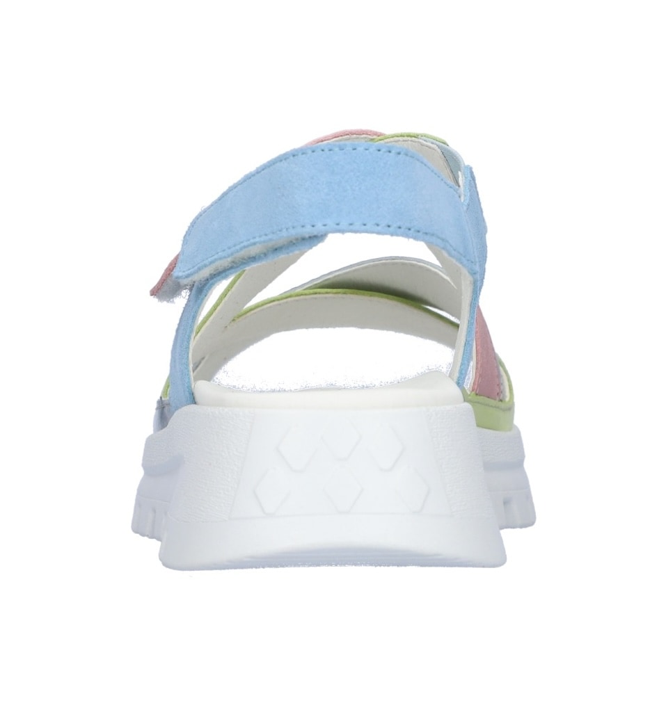 Waldläufer Plateausandale »H-NELE«, Sommerschuh, Klettschuh, Sandalette in Komfortweite H (= sehr weit)