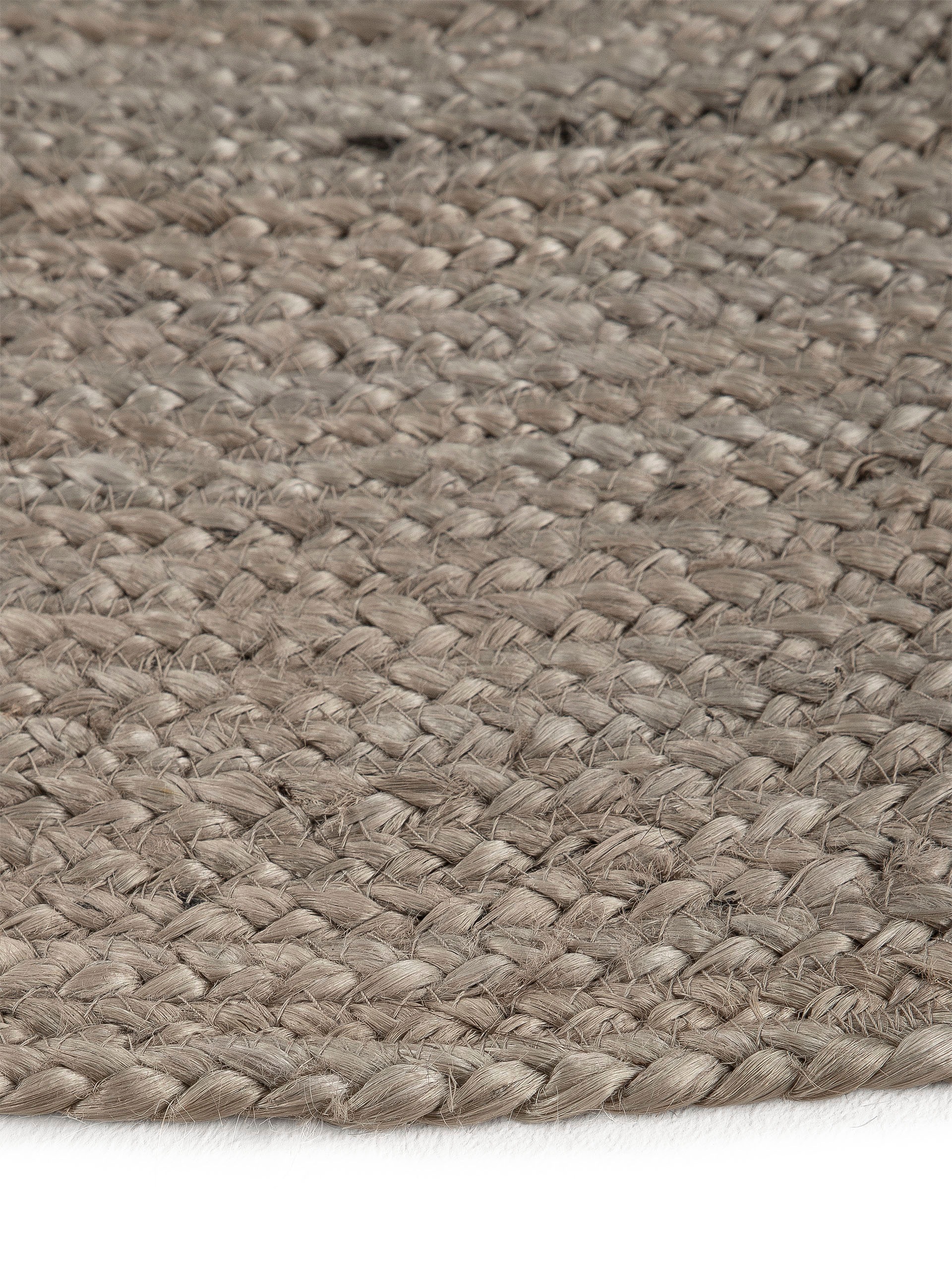 carpetfine Teppich »Nele Juteteppich Naturfaser«, rund, 6 mm Höhe, geflochtener Wendeteppich aus 100%Jute, in rund und oval, viele Größen