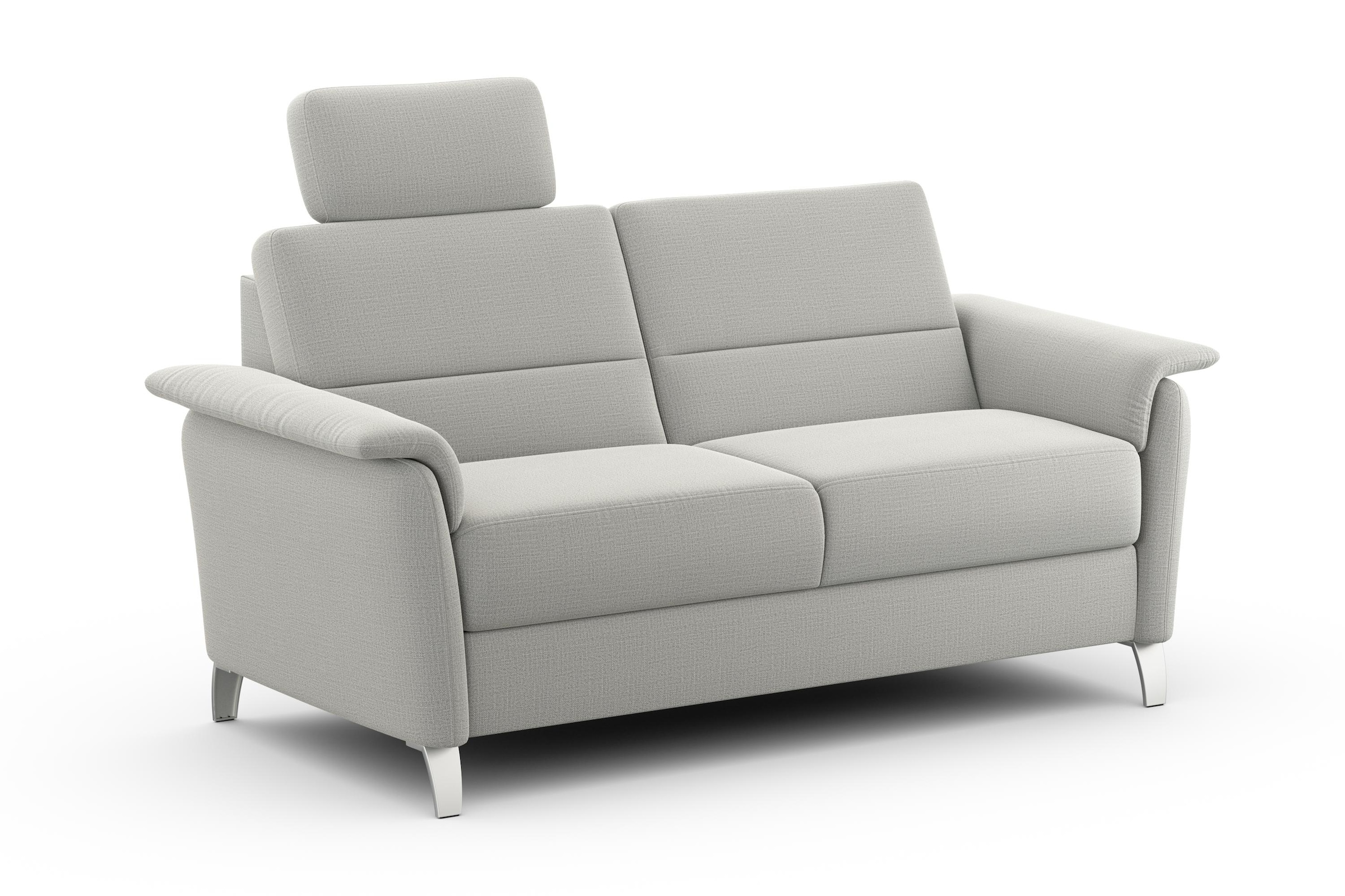 sit&more 2,5-Sitzer »Palmera«, Federkern-Polsterung, Steckvorrichtung für 2 Kopfstützen (optional)